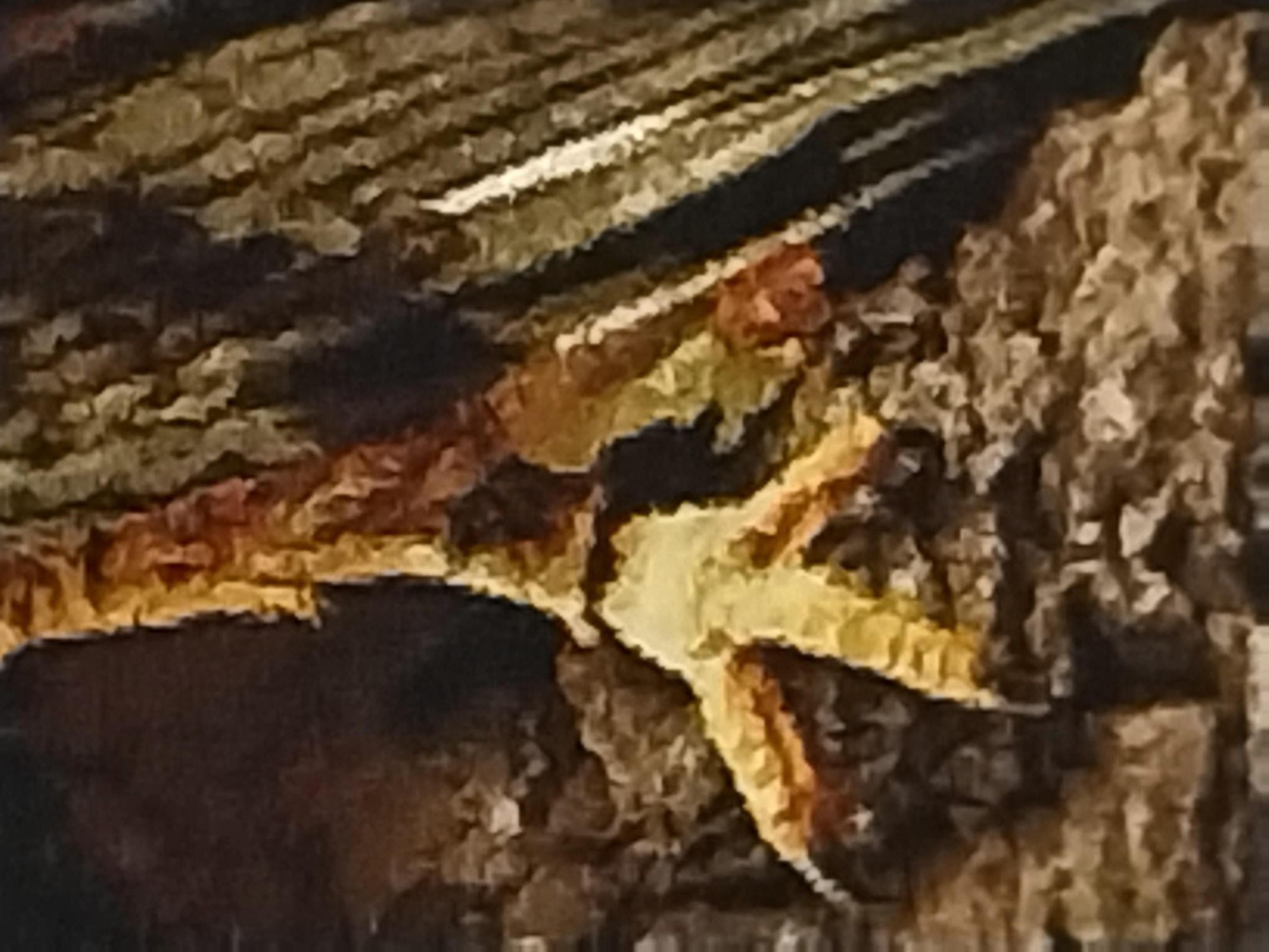 İran El Dokuması Tablo Halı 43x77cm - Şahin