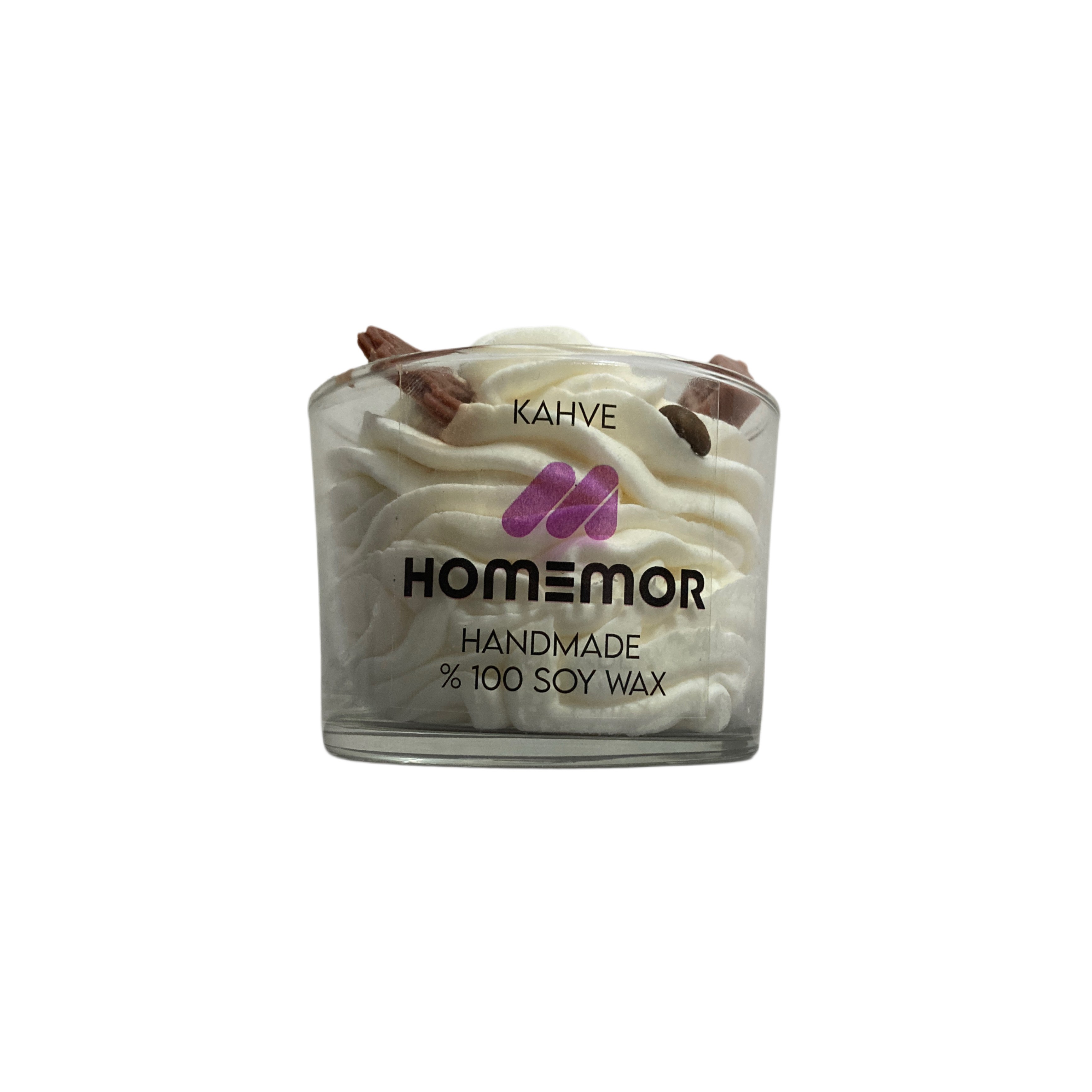Kahveli Soya Wax Mum 200cc
