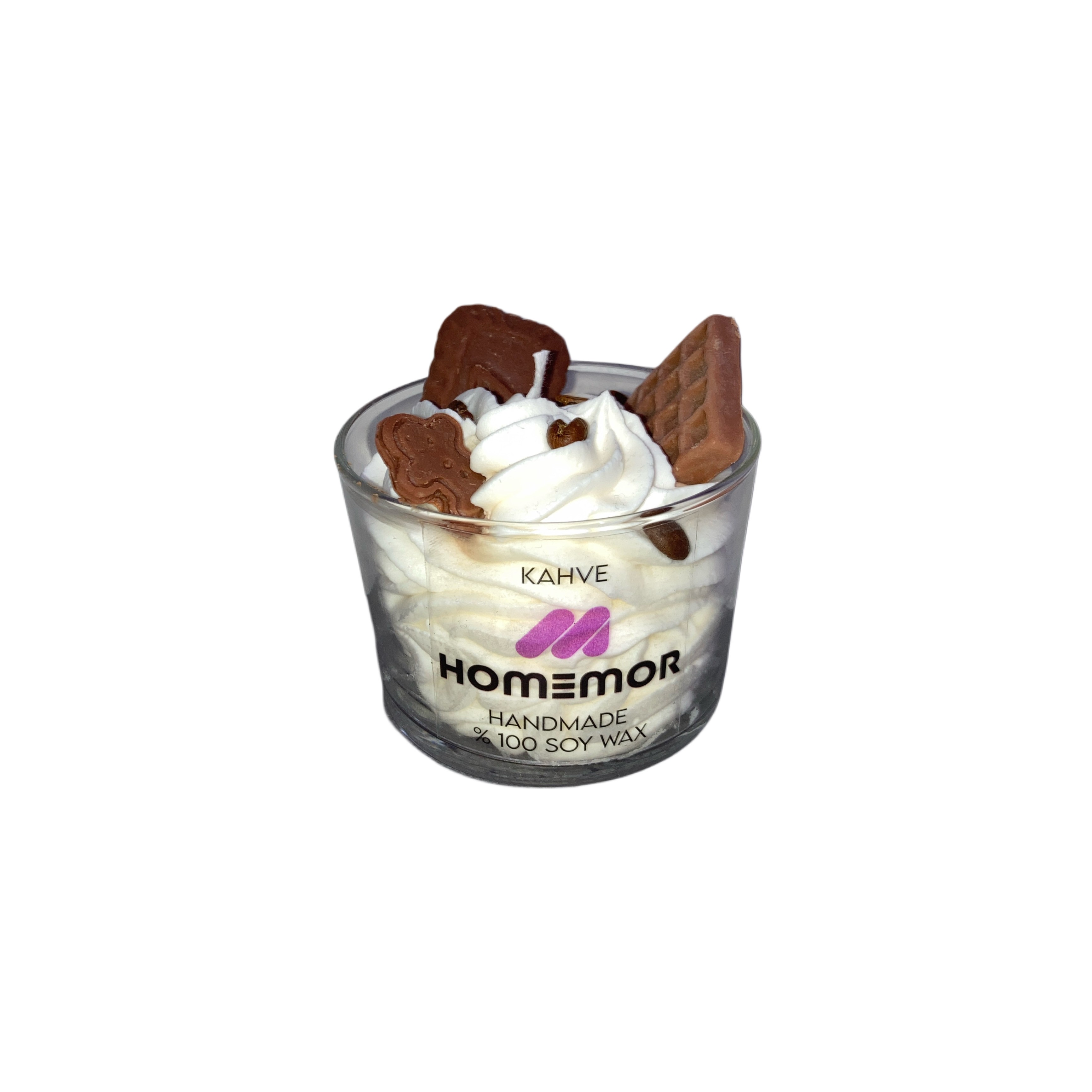 Kahveli Soya Wax Mum 200cc image