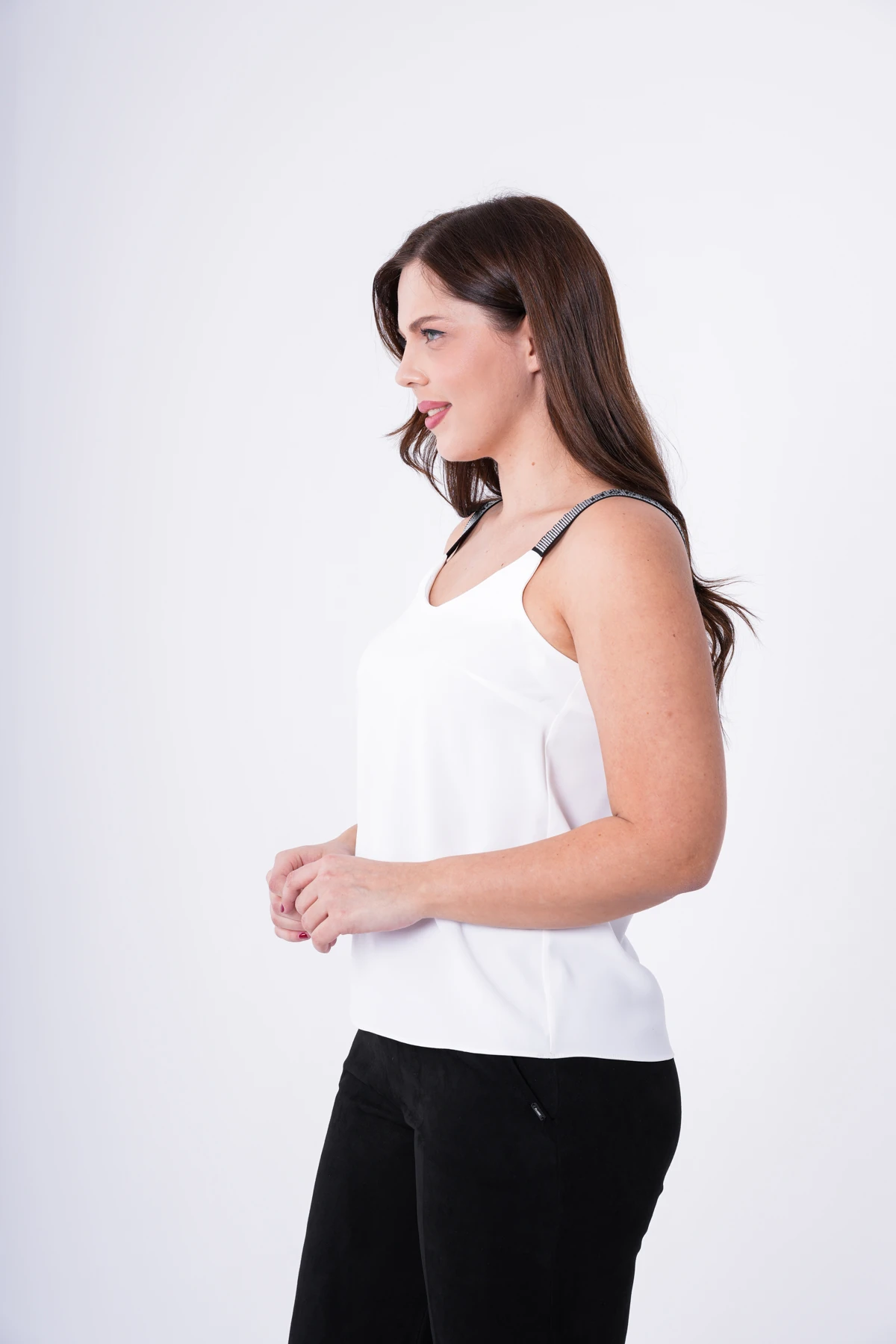 Taşlı Şık Kadın  Bluz 7111