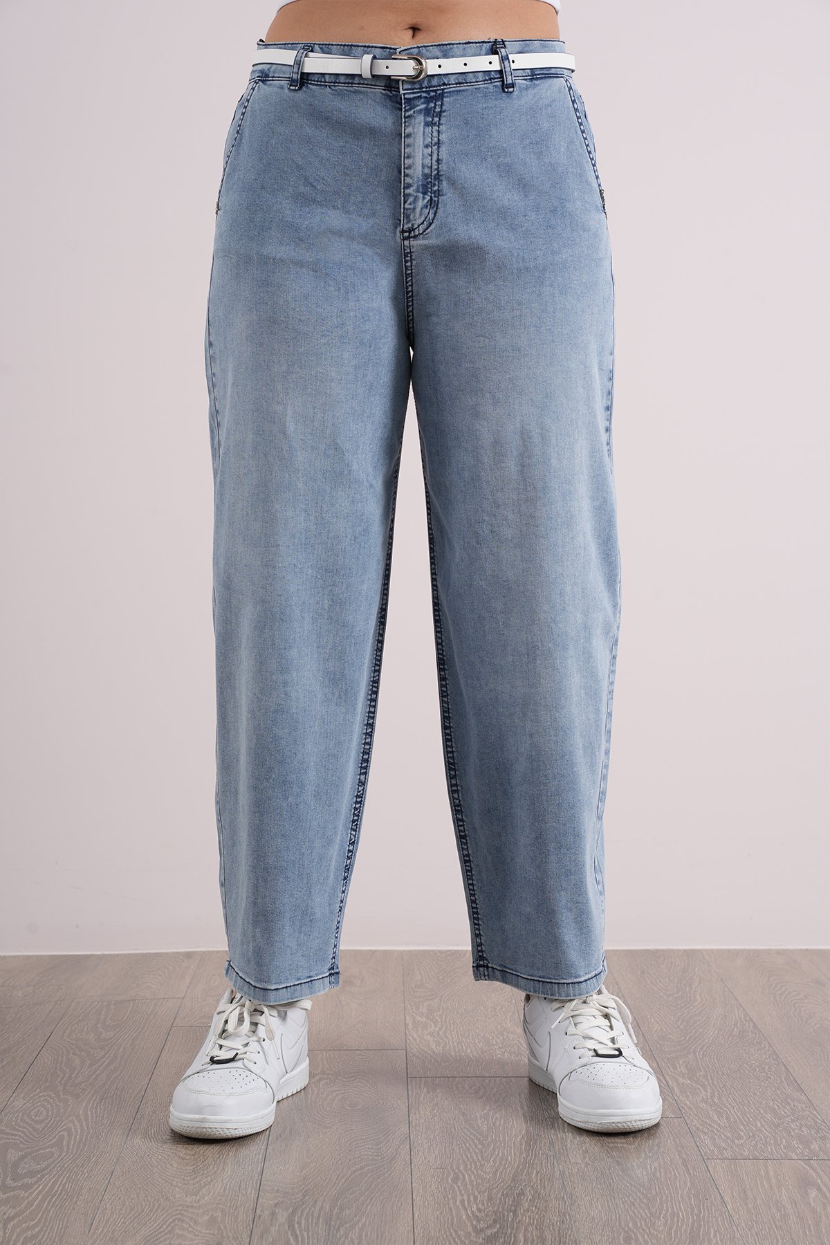Kadın  Mom Balon Jean  Pantolon 10487