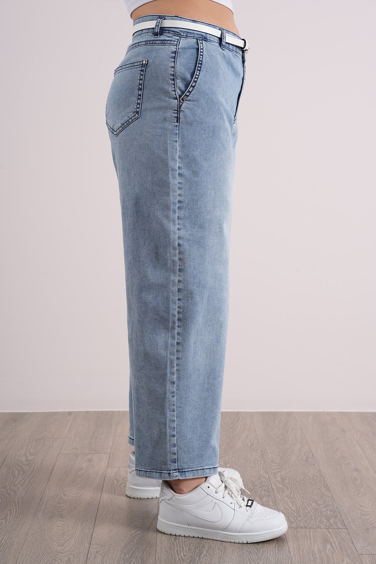 Kadın  Mom Balon Jean  Pantolon 10487