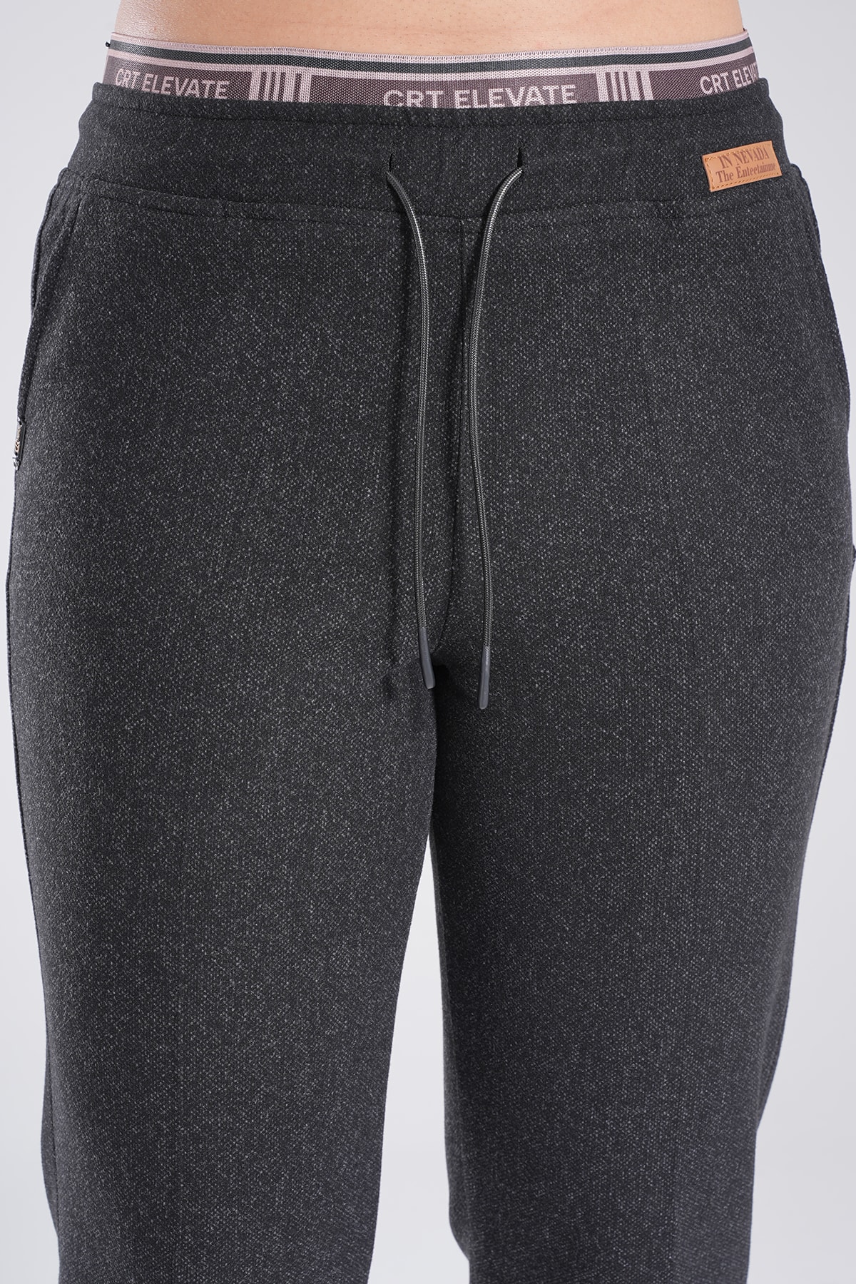 Kadın Bel Ve Paçası Özel Lastikli Jogger Mom Pantolon 10645