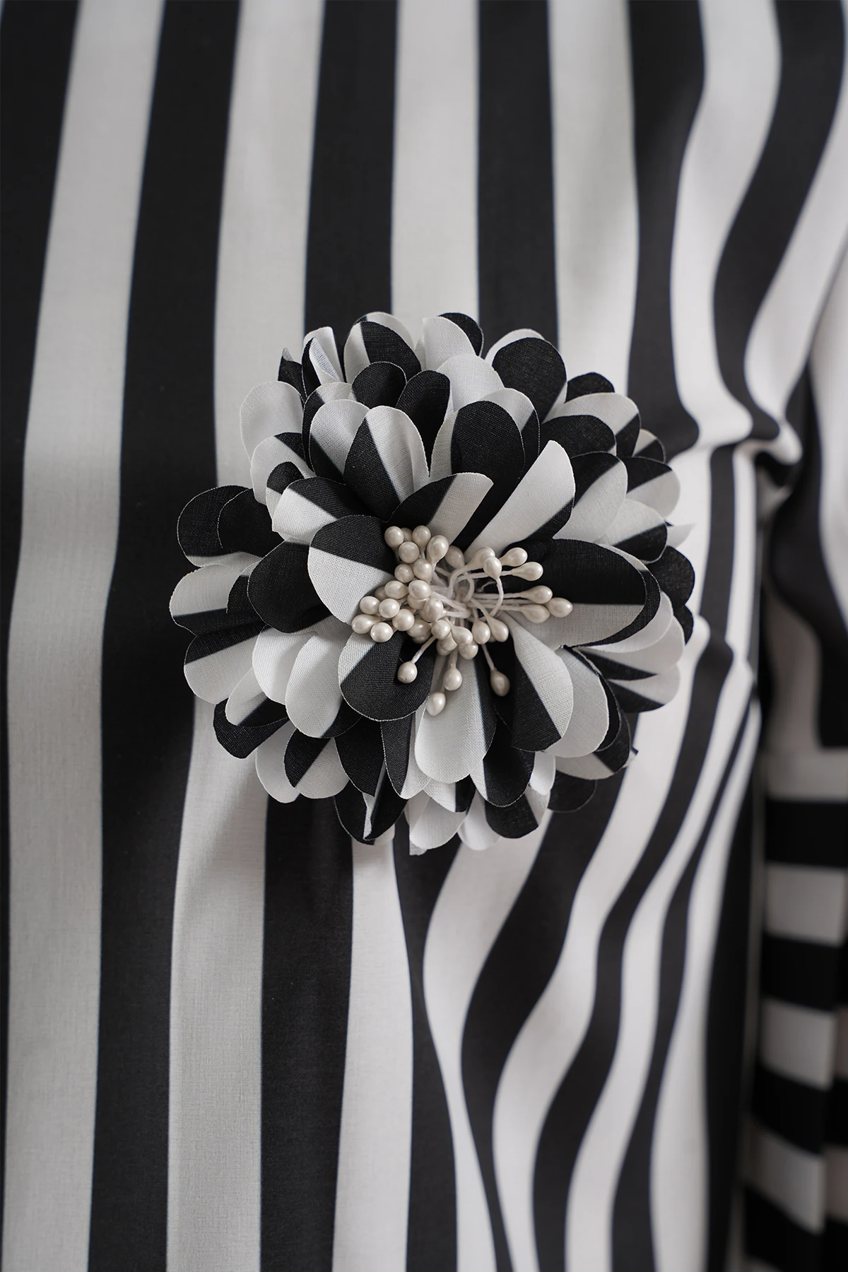 Kadın Midi Boy  Kol Fırfır Detaylı Gömlek 1004