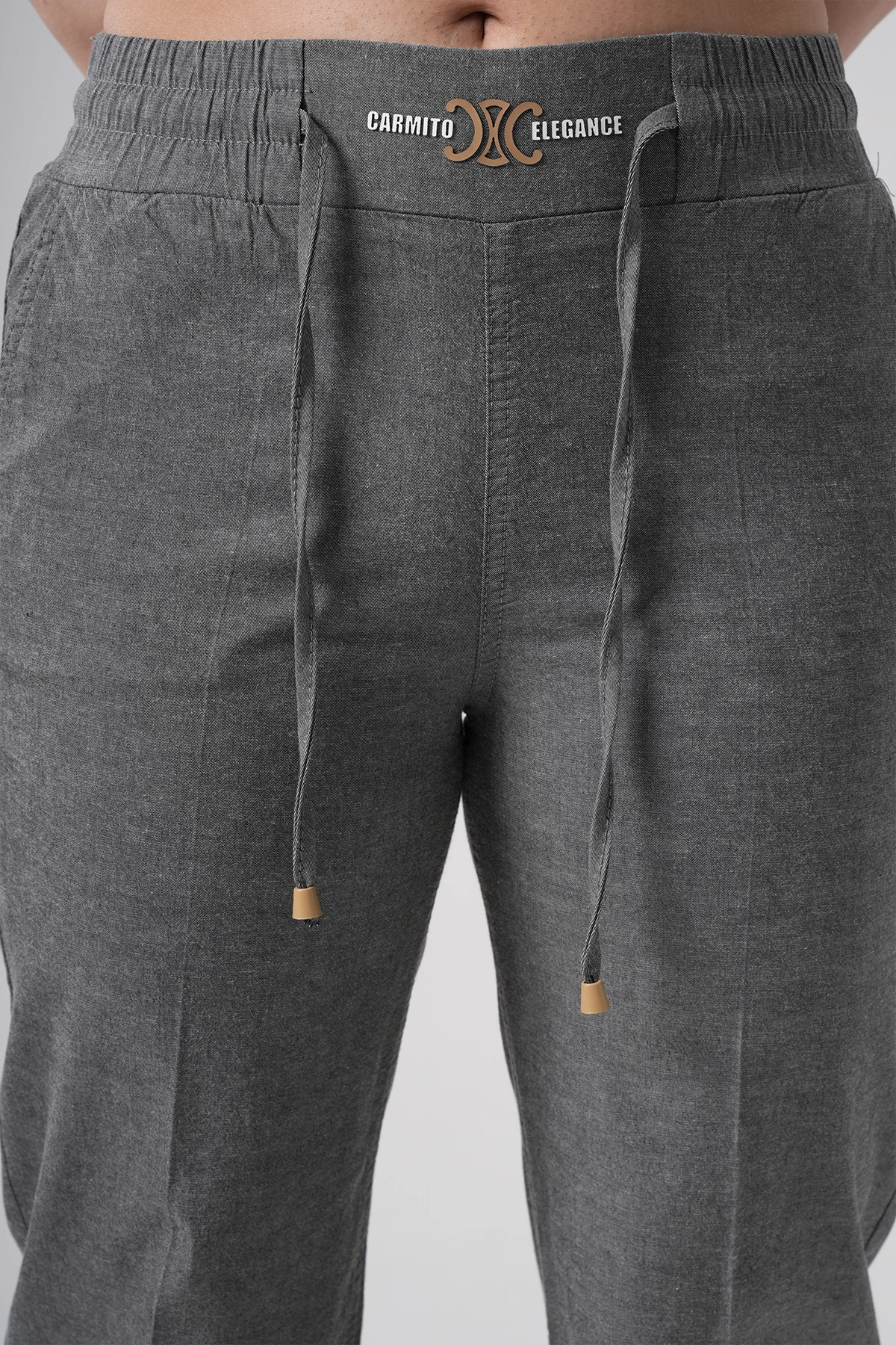 Kadın Bel Lastikli Baskı Detaylı Palazzo Pantolon 10517