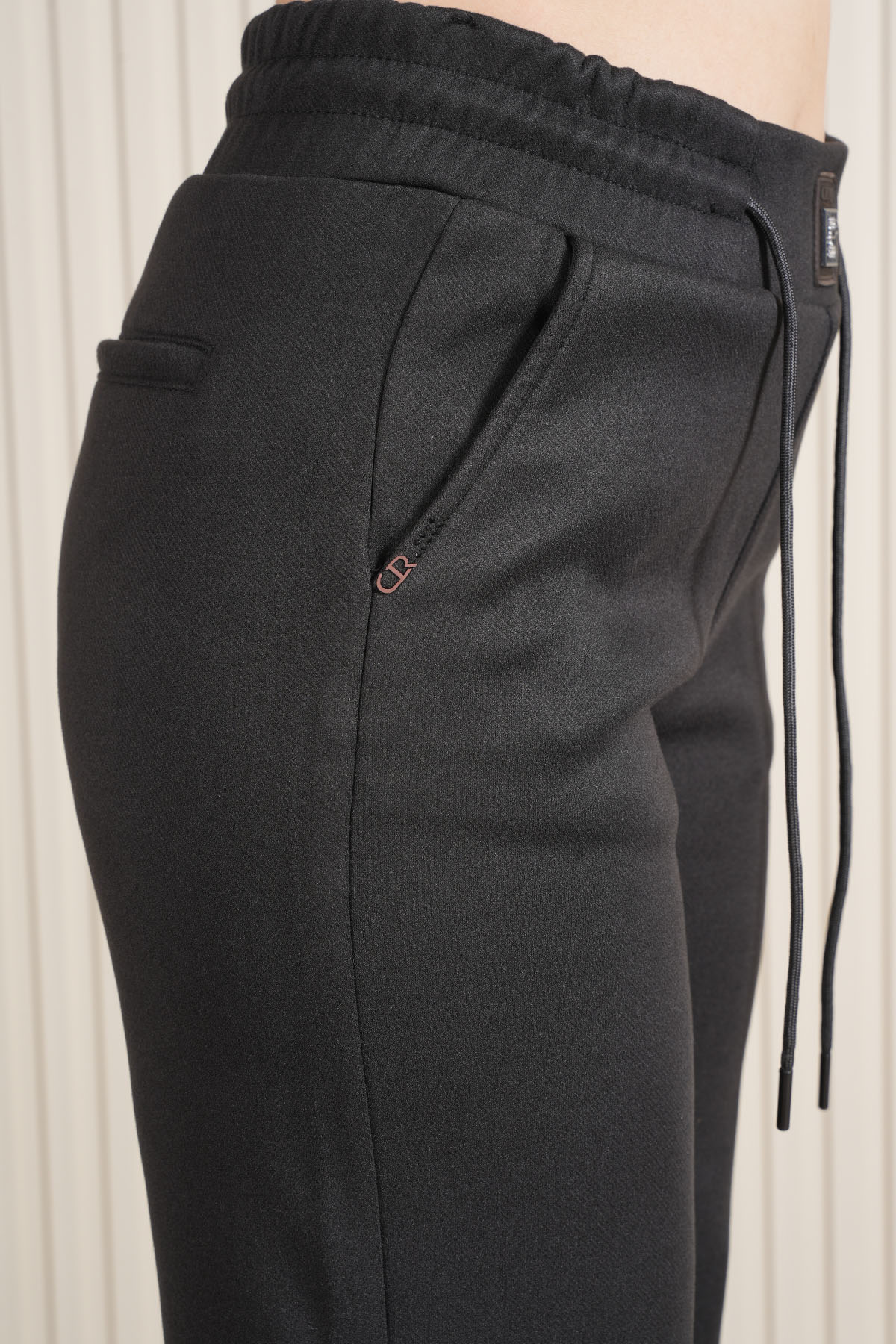 Kadın Bel Lastikli Süet Kadife Palazzo Pantolon 10681