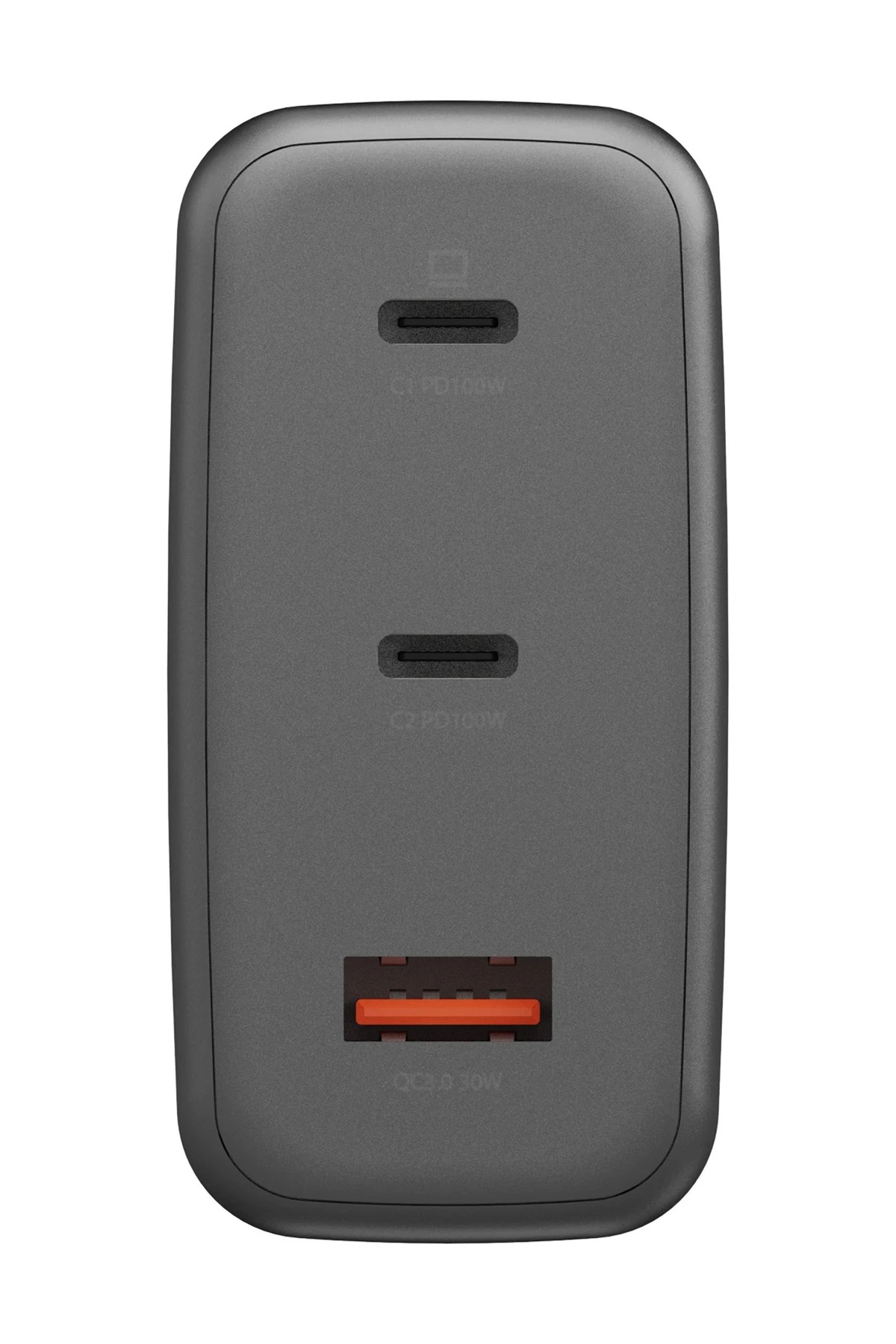 Energea AmpCharge GaN100 2 Adet 100W Type-C ve 30W USB 3.0 Çıkışlı Hızlı Şarj Aleti