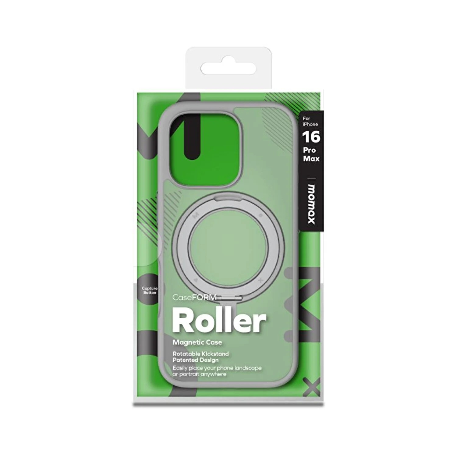 MOMAX Roller CaseForm Magnetic Case iPhone 16 Pro Max - Gri