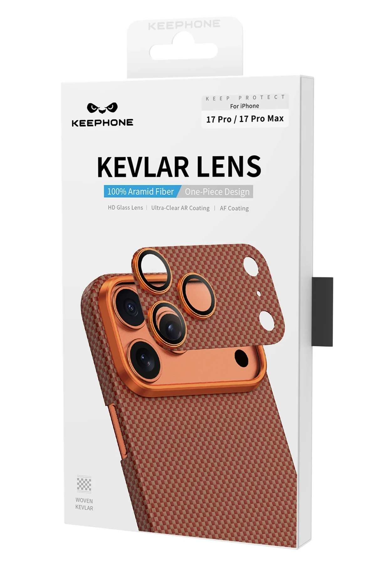 Keephone Sapphire Kevlar Kamera Lens - iPhone 17 Pro / 17 Pro Max