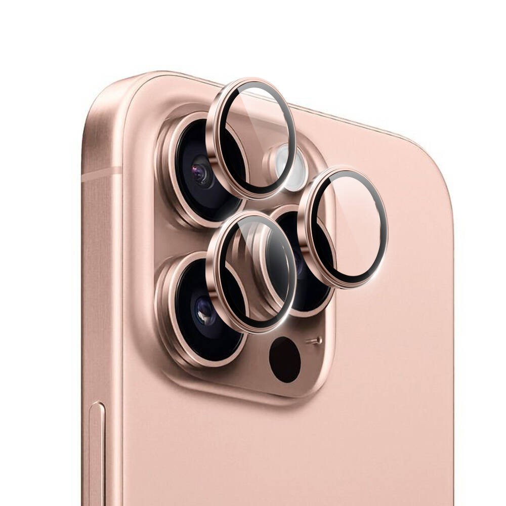 Apple iPhone 16 Pro / 16 Pro Max Wiwu Lens Guard Çizilmeye Karşı Dayanıklı Safir Kamera Lens Koruyucu