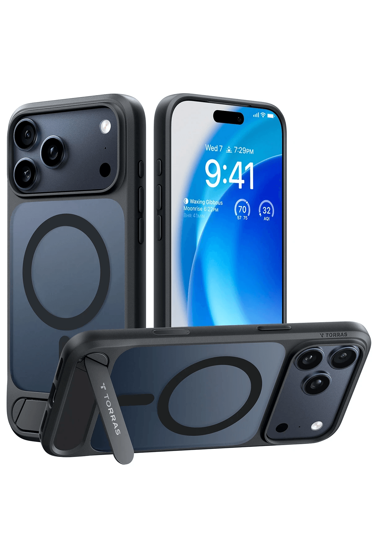 Torras P Stand Serisi Magsafe Kılıf - iPhone 17 Pro Max