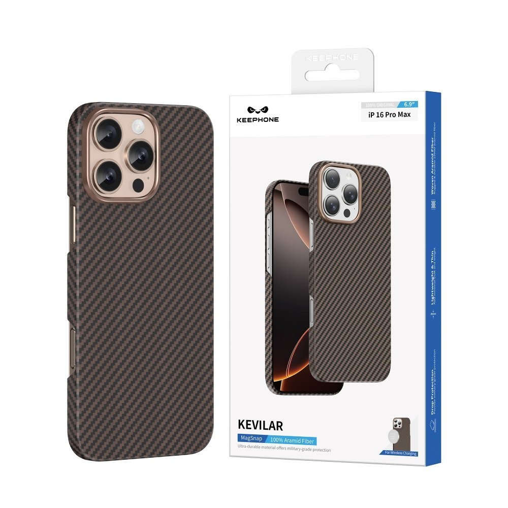 Keephone iPhone 16 Pro Kevlar Magsafe Kılıf