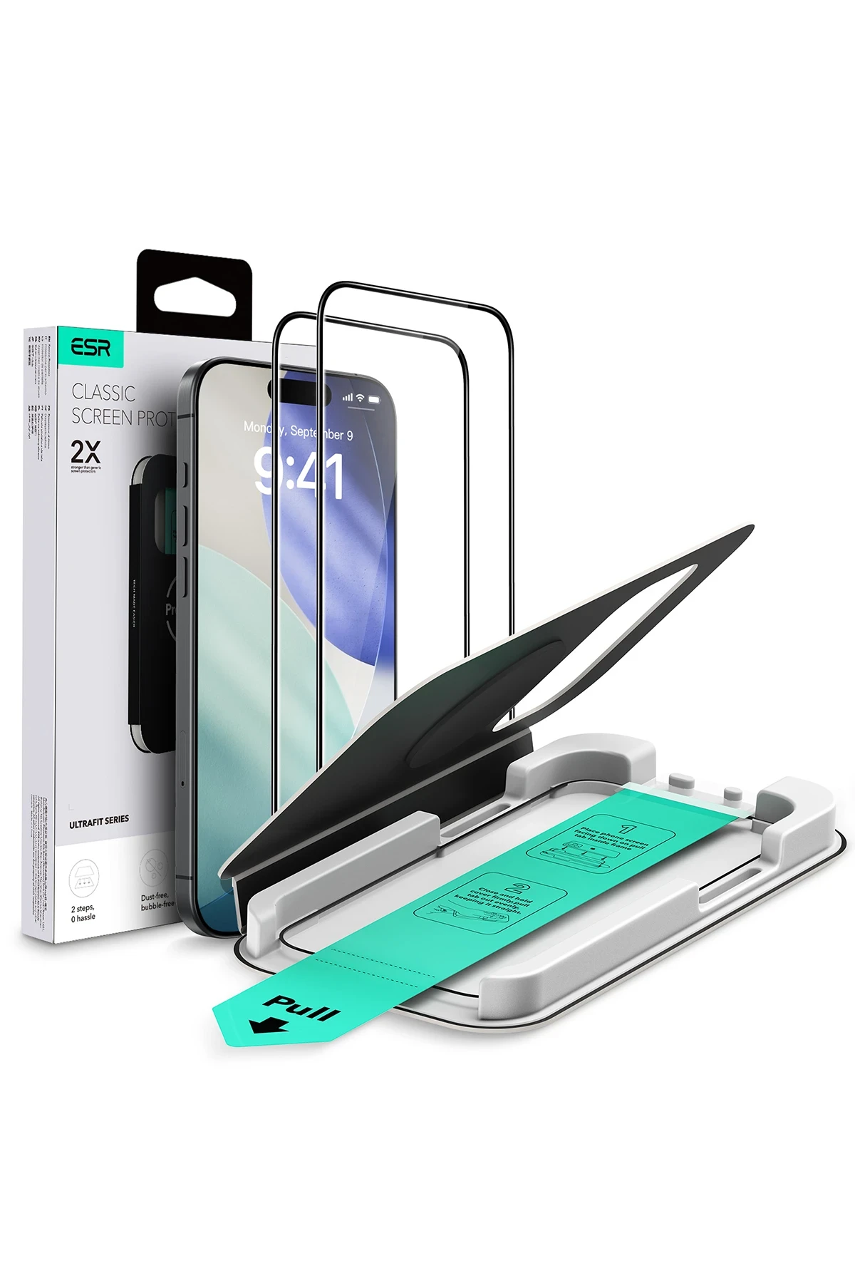 ESR Apple iPhone 17 Air UltraFit Classic 2 Adet Cam Ekran Koruyucu