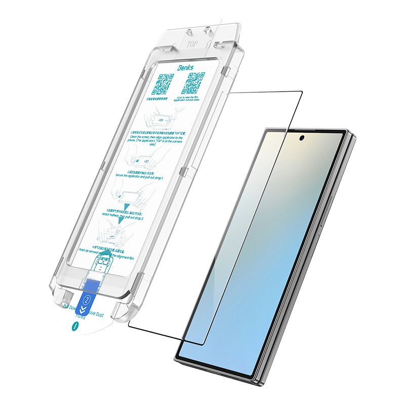 Galaxy Z Fold 7 Benks Ultra Shield Ekran Koruyucu + Kolay Uygulama Aparatlı