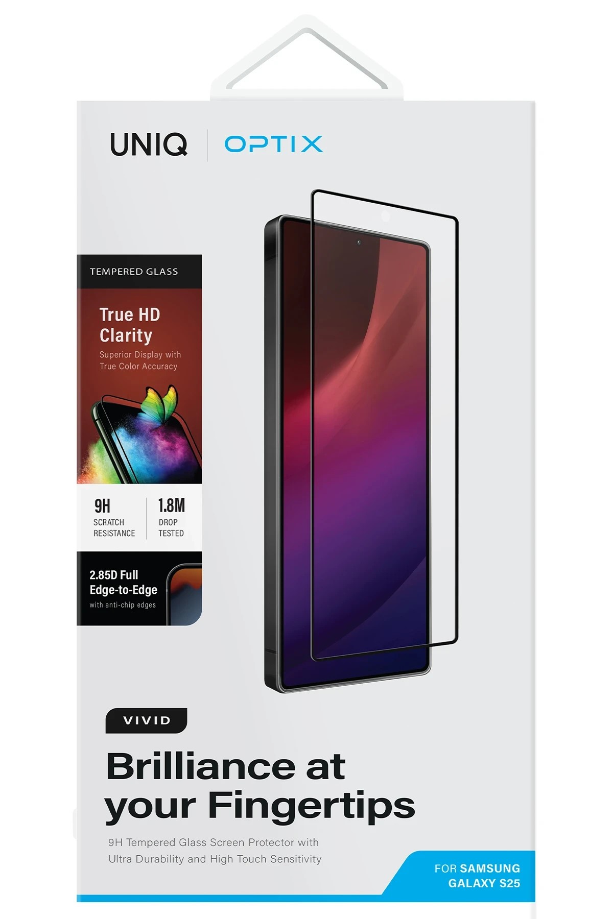 Uniq Samsung Galaxy S25 Edge Optix Vivid Cam Ekran Koruyucu