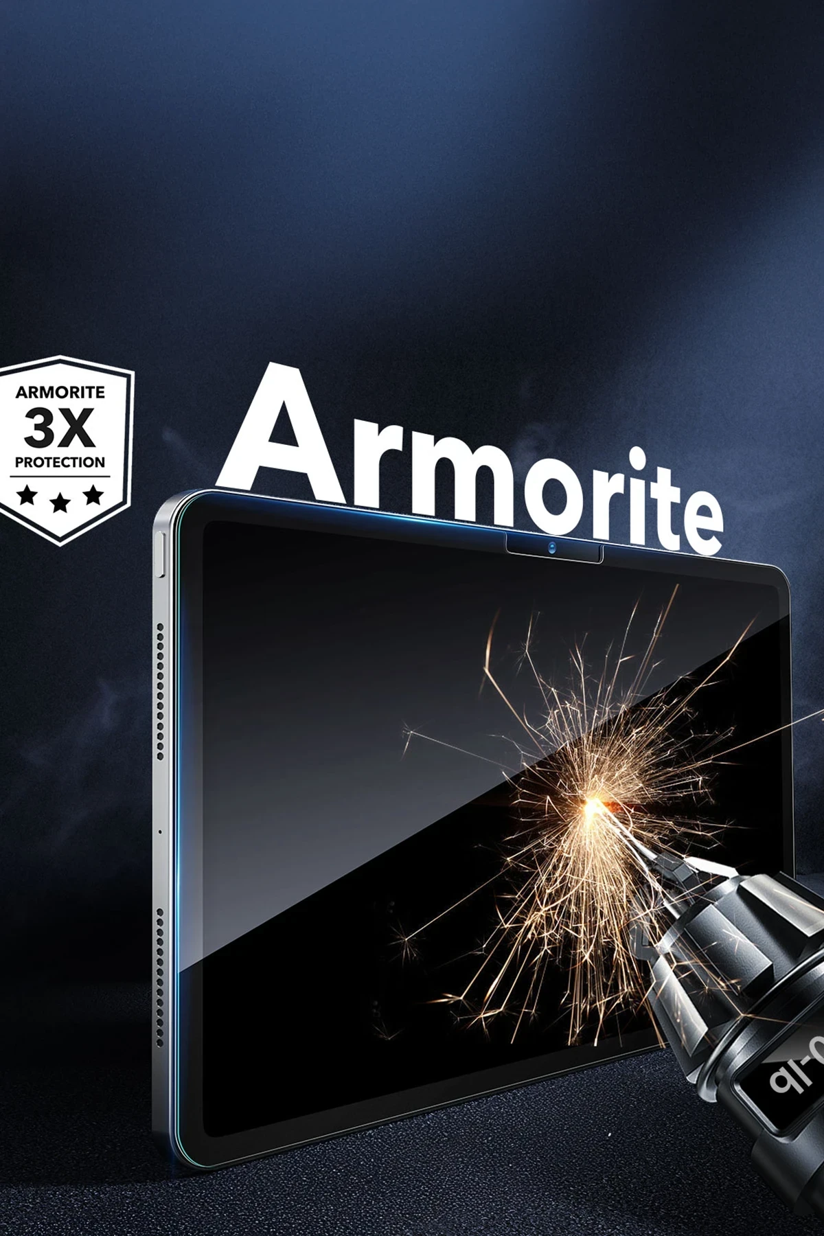 ESR iPad Armorite AutoKit HD 2 Adet Tablet Cam Ekran Koruyucu