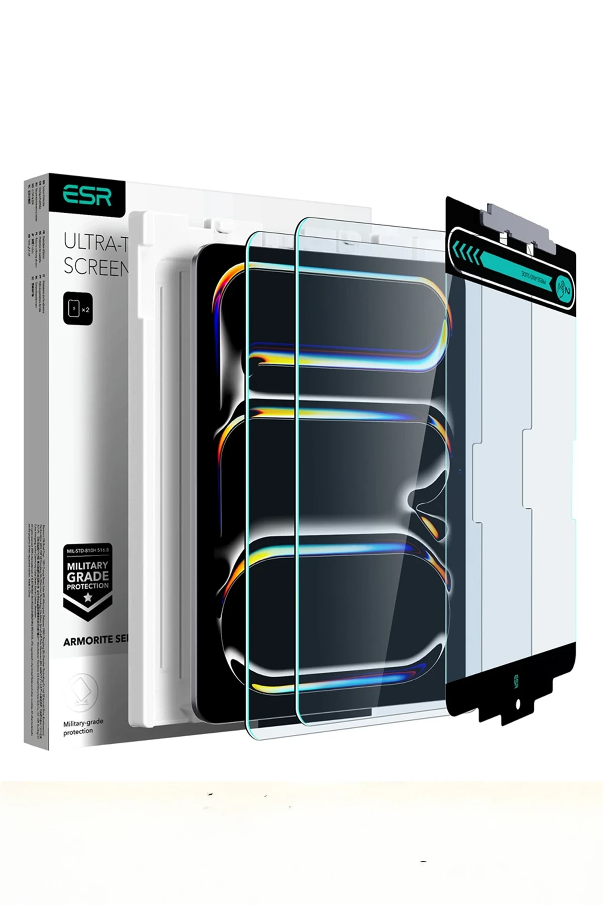 ESR iPad Armorite AutoKit HD 2 Adet Tablet Cam Ekran Koruyucu