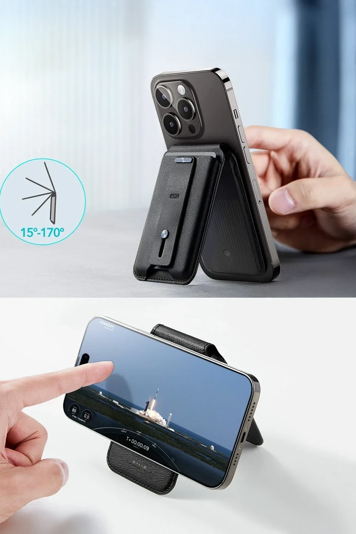 ESR HaloLock Geo Apple Find My Destekli Stant Özellikli Magsafe Kartlık 