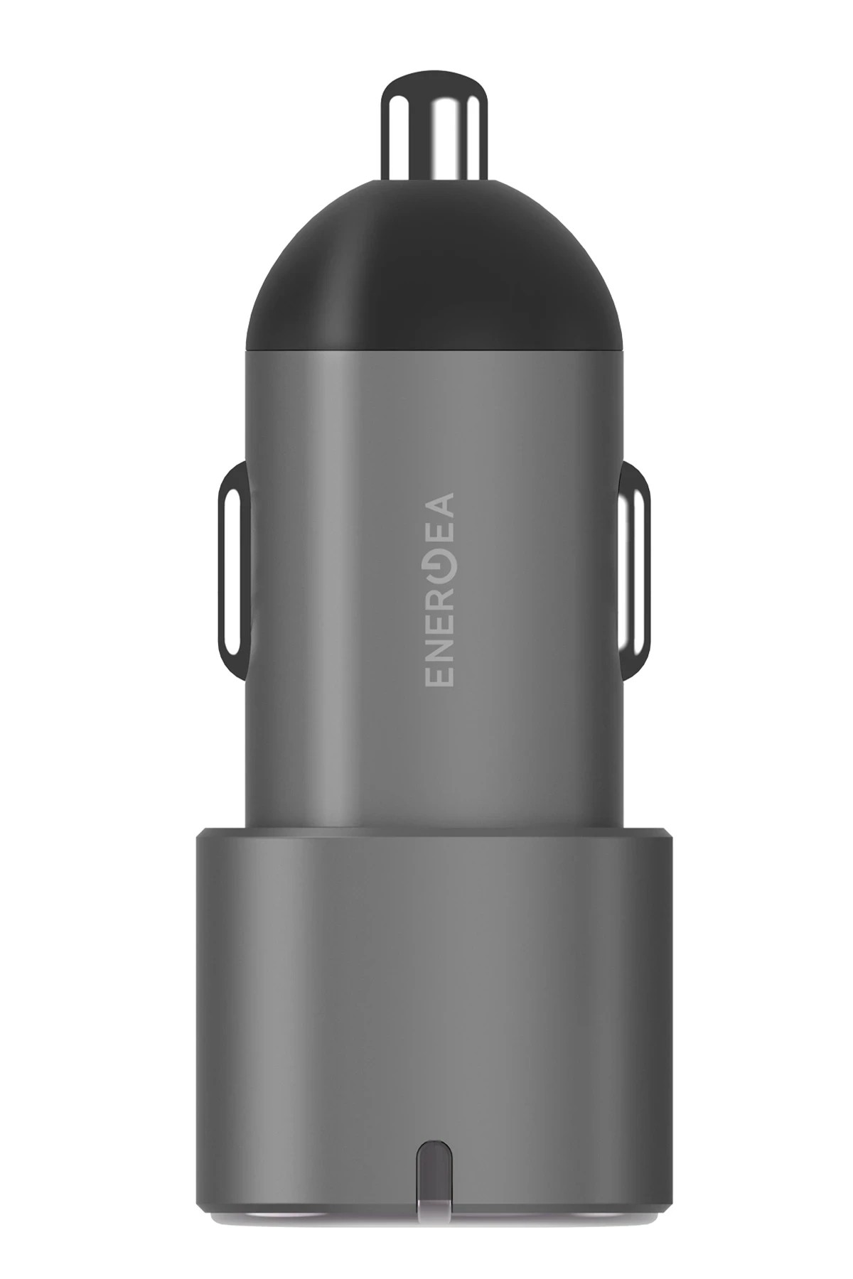 Energea AluDrive D60 66W 2 Adet 33W Type-C Çıkışlı Alüminyum Araç İçi Şarj Aleti 