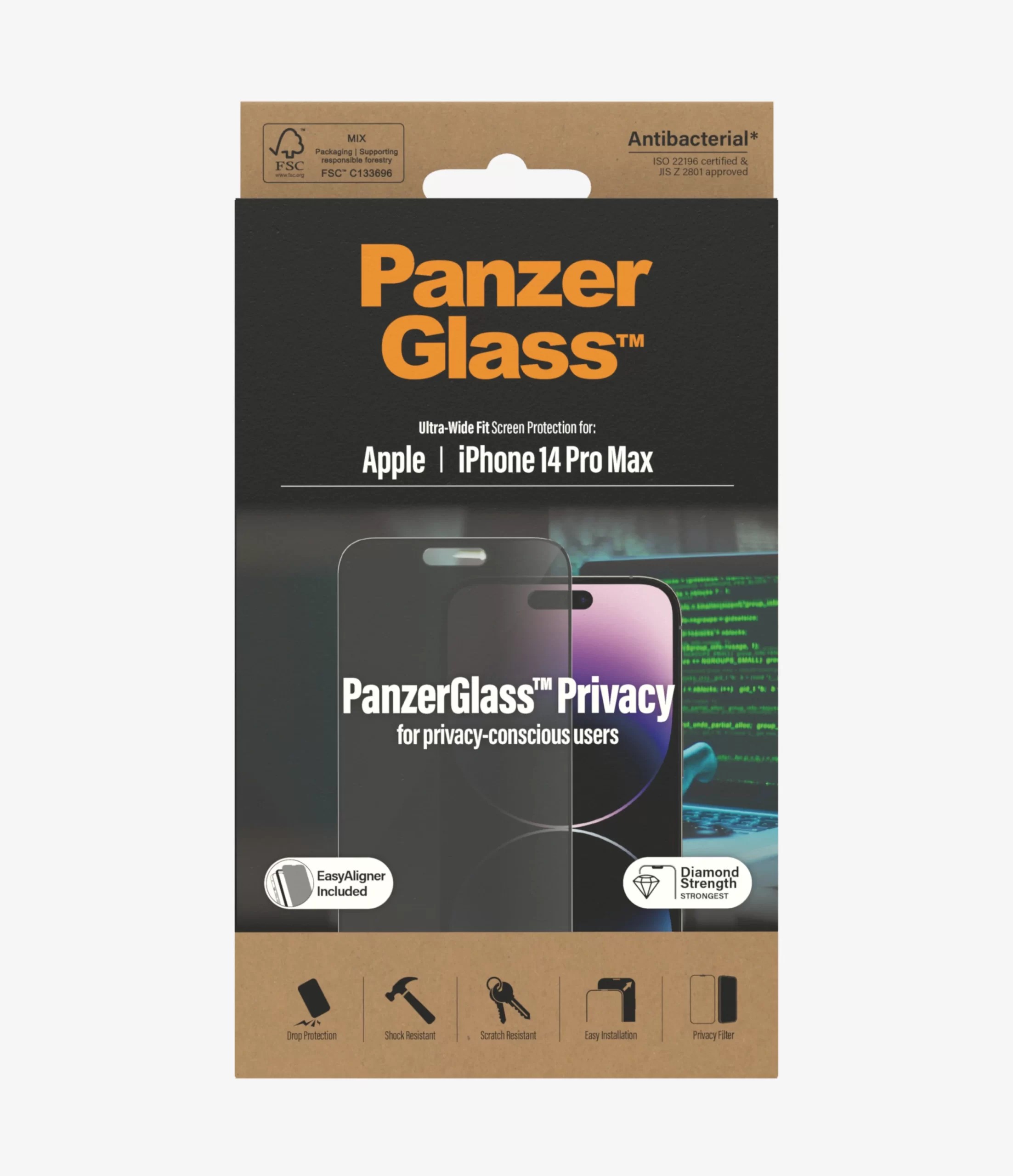 PanzerGlass Apple Iphone 14 Pro Max Privacy Ekran Koruyucu