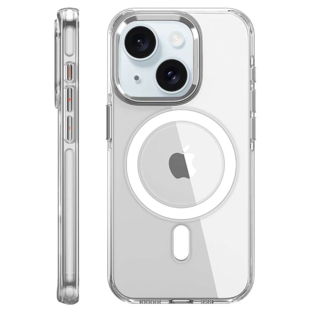 DamperGlass Crystal Hammer Serisi Sararmaz Şeffaf Kılıf for iPhone 13