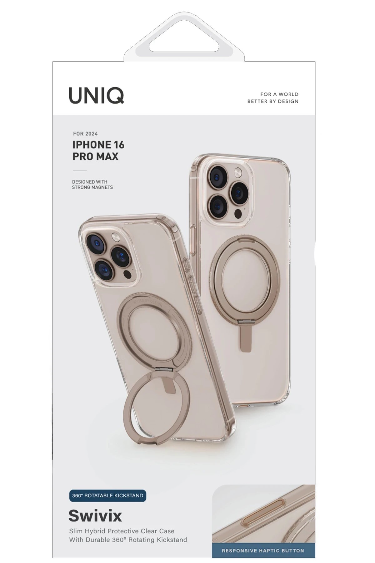 Uniq Apple iPhone 16 Pro Swivix Rotating Kickstand Kapak