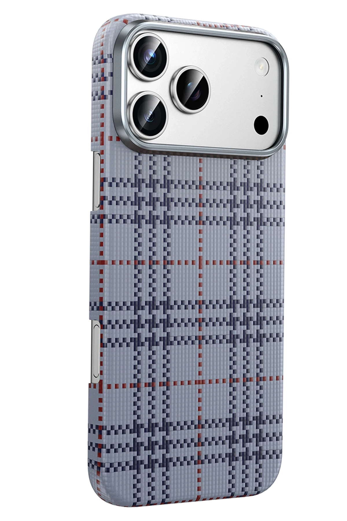 Keephone Kevlar 1500D Aramid Fiber Kılıf - iPhone 17 Pro - Scots Gri