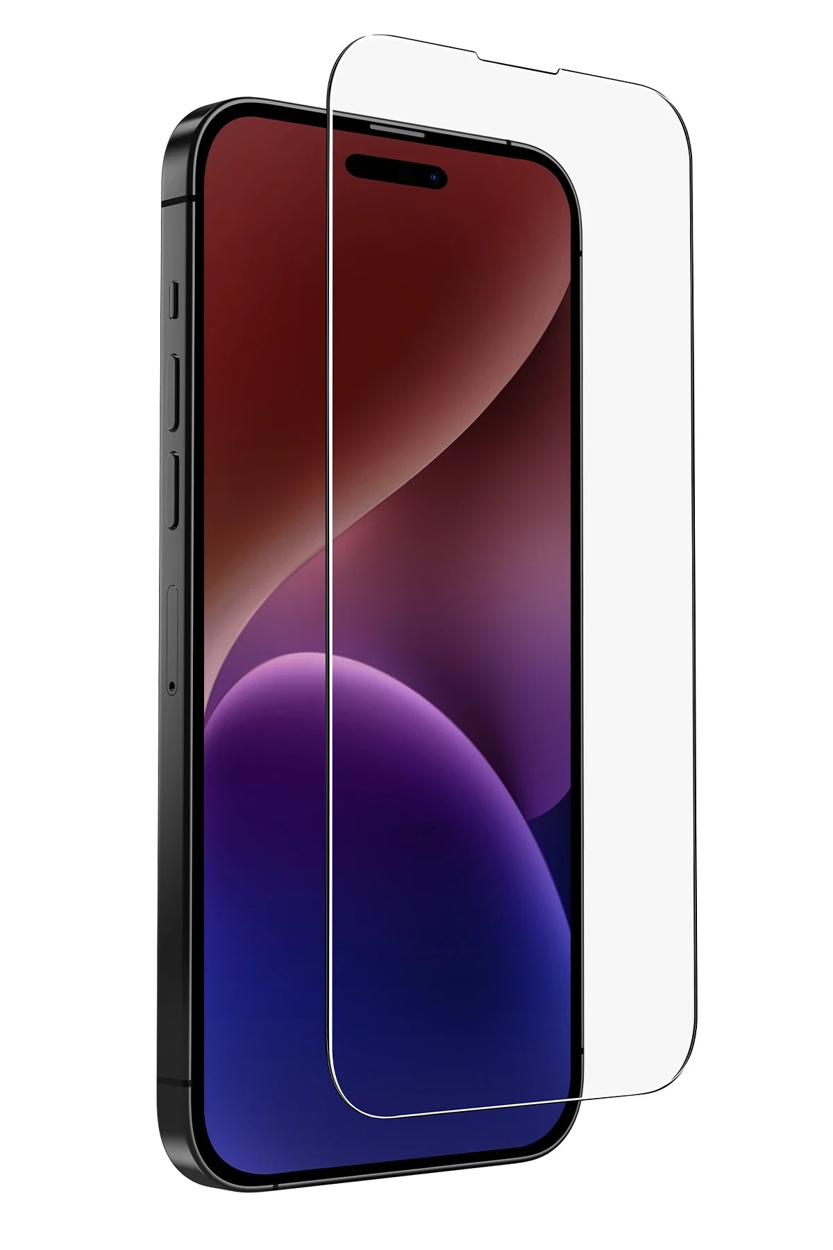 Uniq iPhone Optix Clear Çerçevesiz Cam Ekran Koruyucu - 14 Pro / 15 / 16 