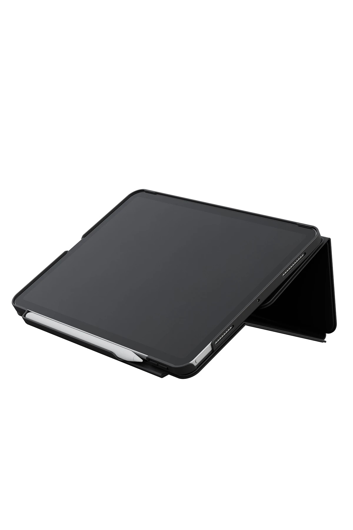 Uniq iPad Rovus Snapmount 360 Derece Dönebilen Manyetik Tablet Kılıf - Siyah