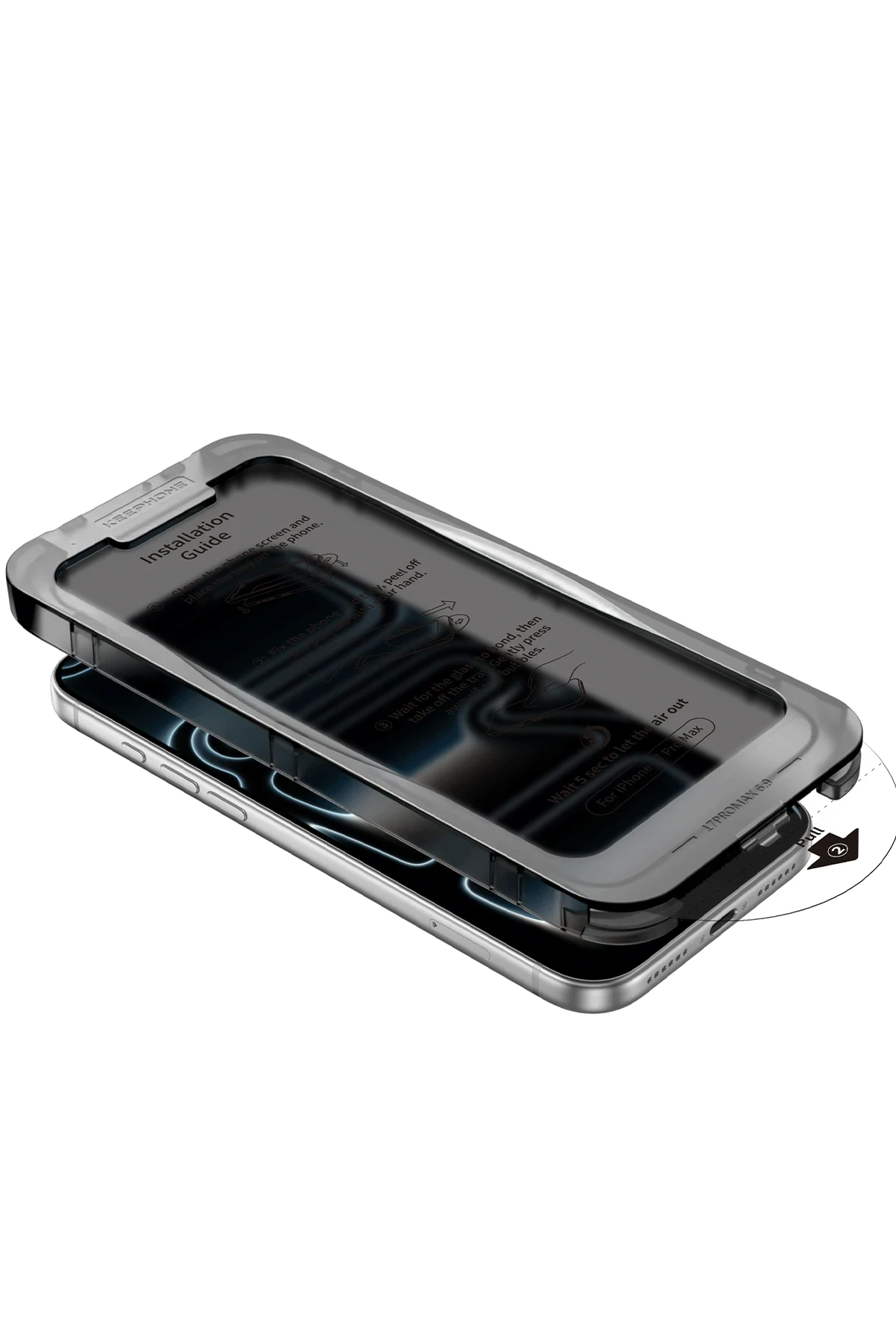 Keephone EasyFit Privacy Cam Ekran Koruyucu - iPhone 17 Pro