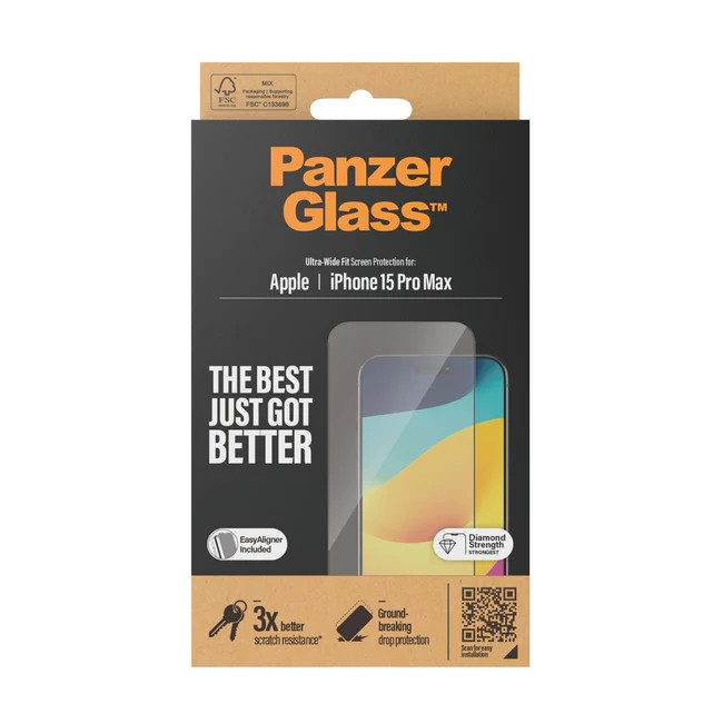  Panzerglass™ Ekran Koruyucu – iPhone 15 Pro Max