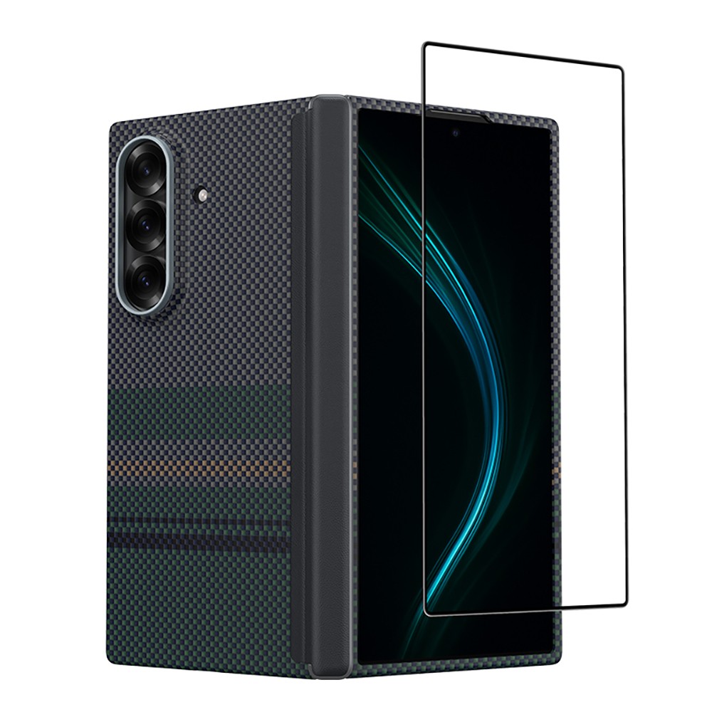 Galaxy Z Fold 7 Benks ArmorAir Aurora Grand Combo Üçlü Aksesuar Seti (Ön Arka Kevlar Kapak + Ekran Koruyucu)