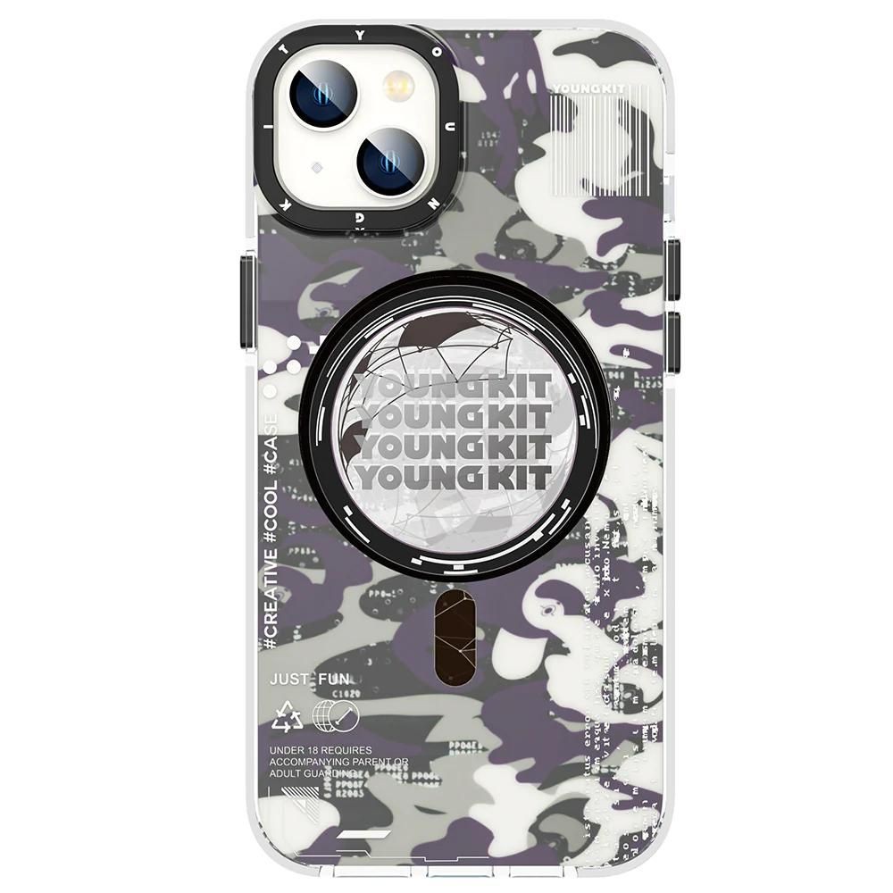 iPhone 14 Plus YoungKit Kamuflaj Serisi Kılıf