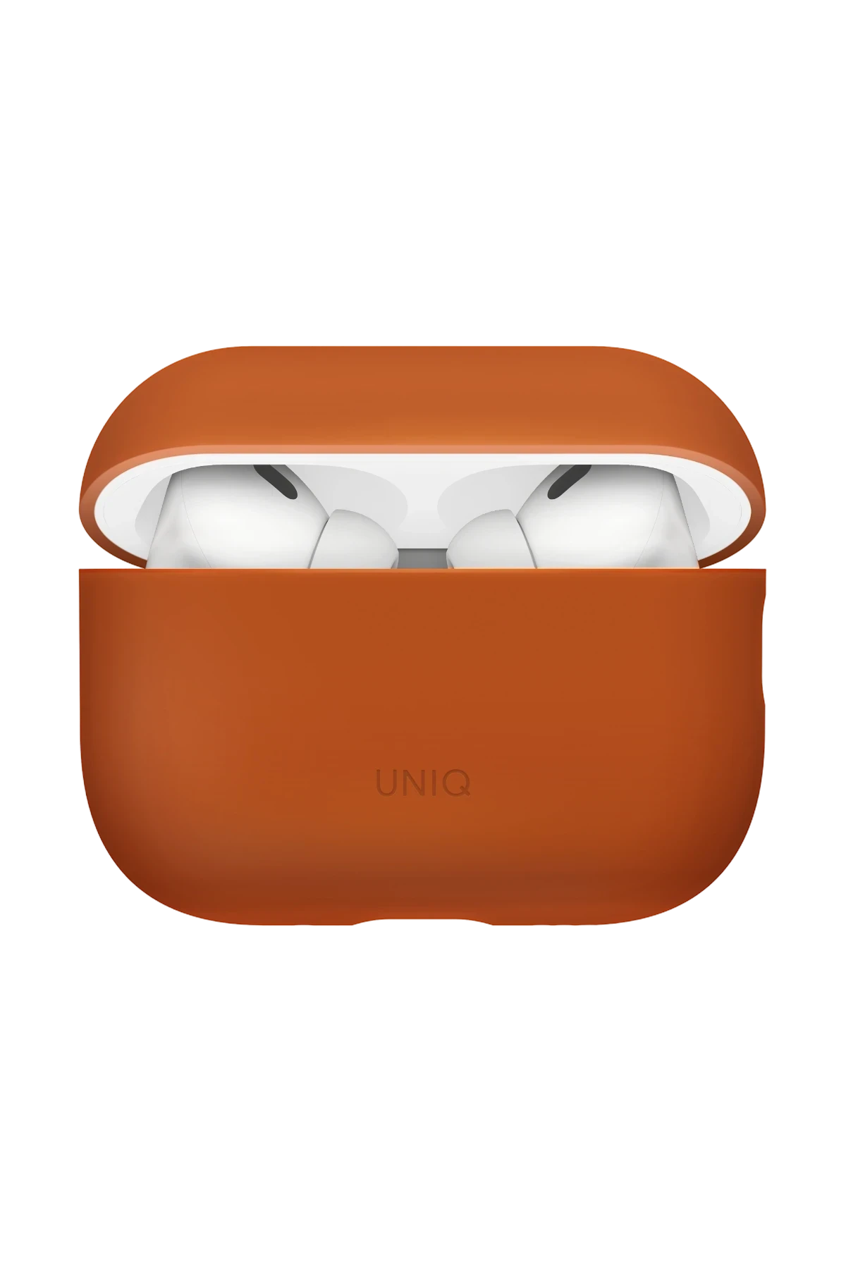 Uniq Airpods Pro 3 (3.nesil) Lino Silikon Kılıf  - Turuncu