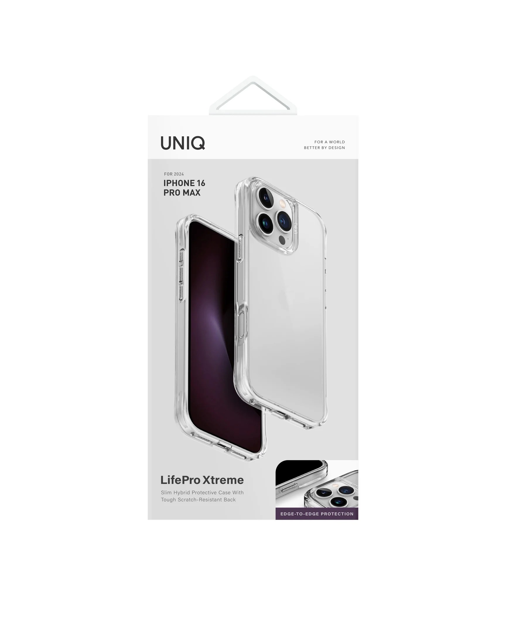 Unıq LifePro Extrem Kapak 16 Pro - Şeffaf Magsafesiz