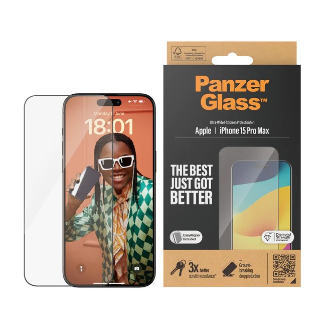  Panzerglass™ Ekran Koruyucu – iPhone 15 Pro Max
