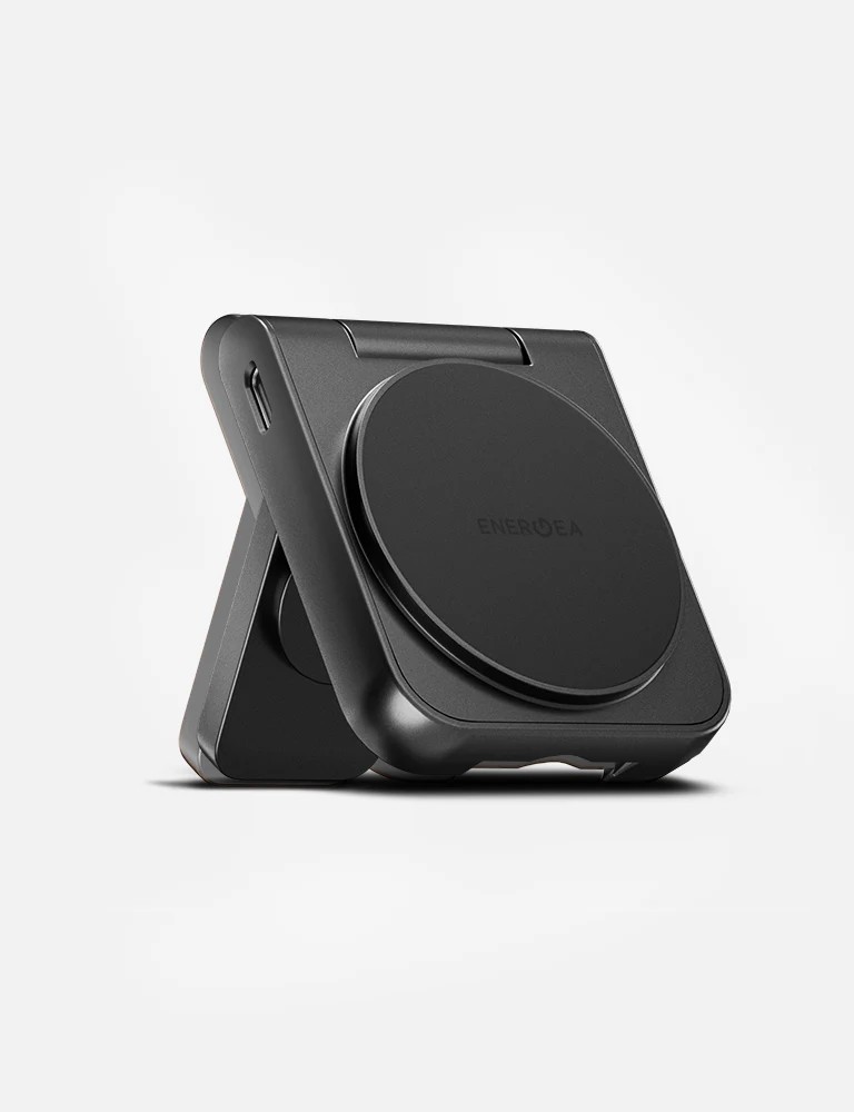 Energea MagDuo 2in1 Katlanabilir 15W Telefon ve 2.5W Saat Masaüstü Hızlı Şarj Standı