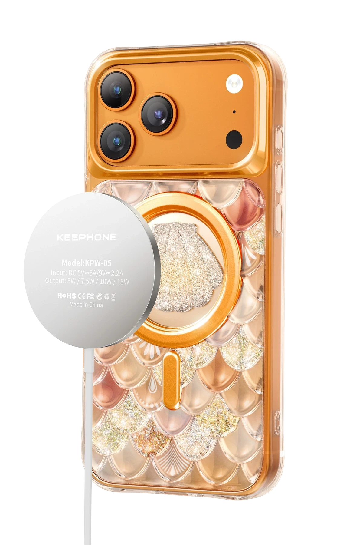 Keephone Iceland Simli Magsafe Kapak - iPhone 17 Pro Max