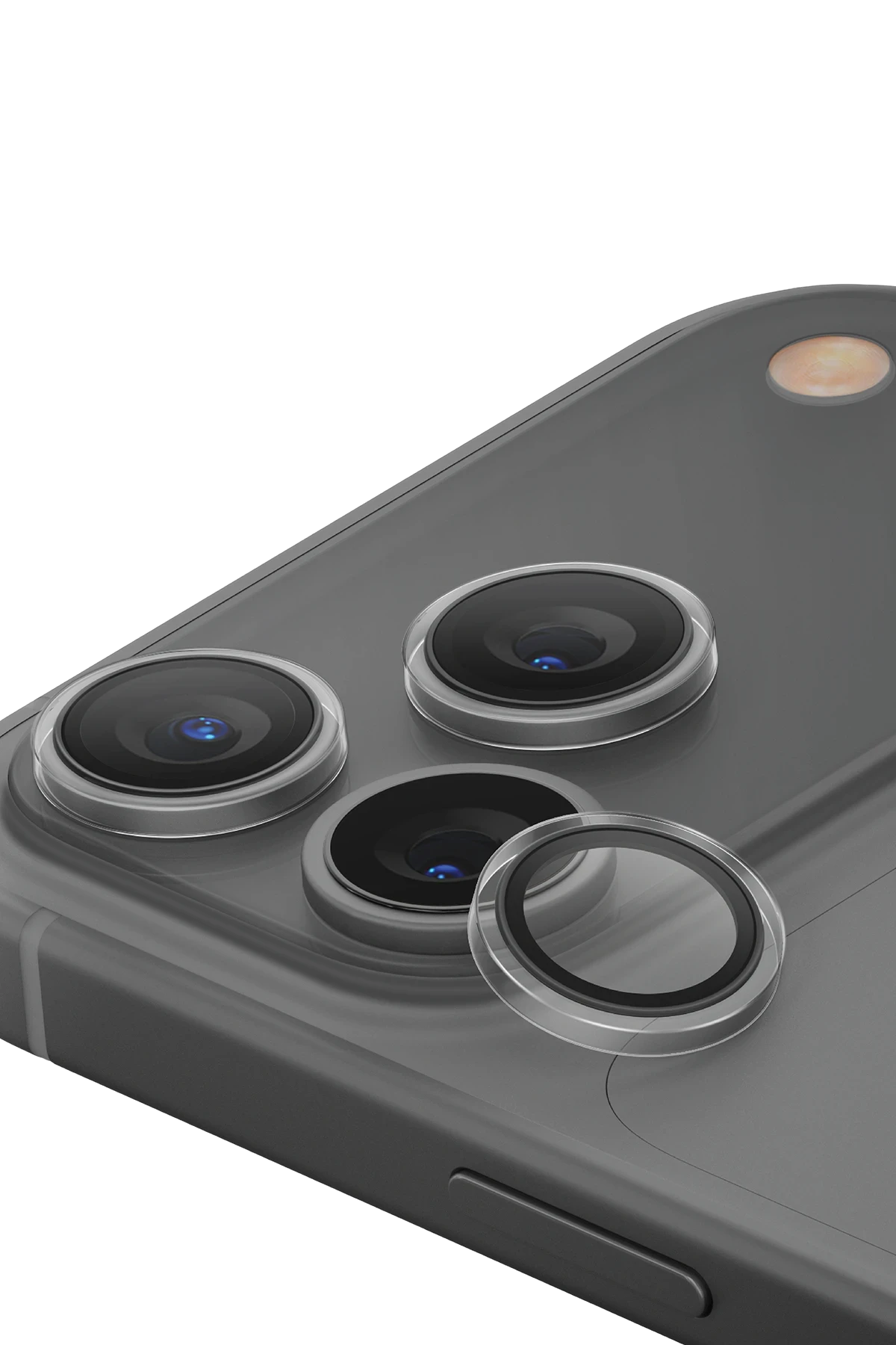 Uniq Apple iPhone 17 Pro / 17 Pro Max Optix Kamera Lens Koruyucu - Şeffaf