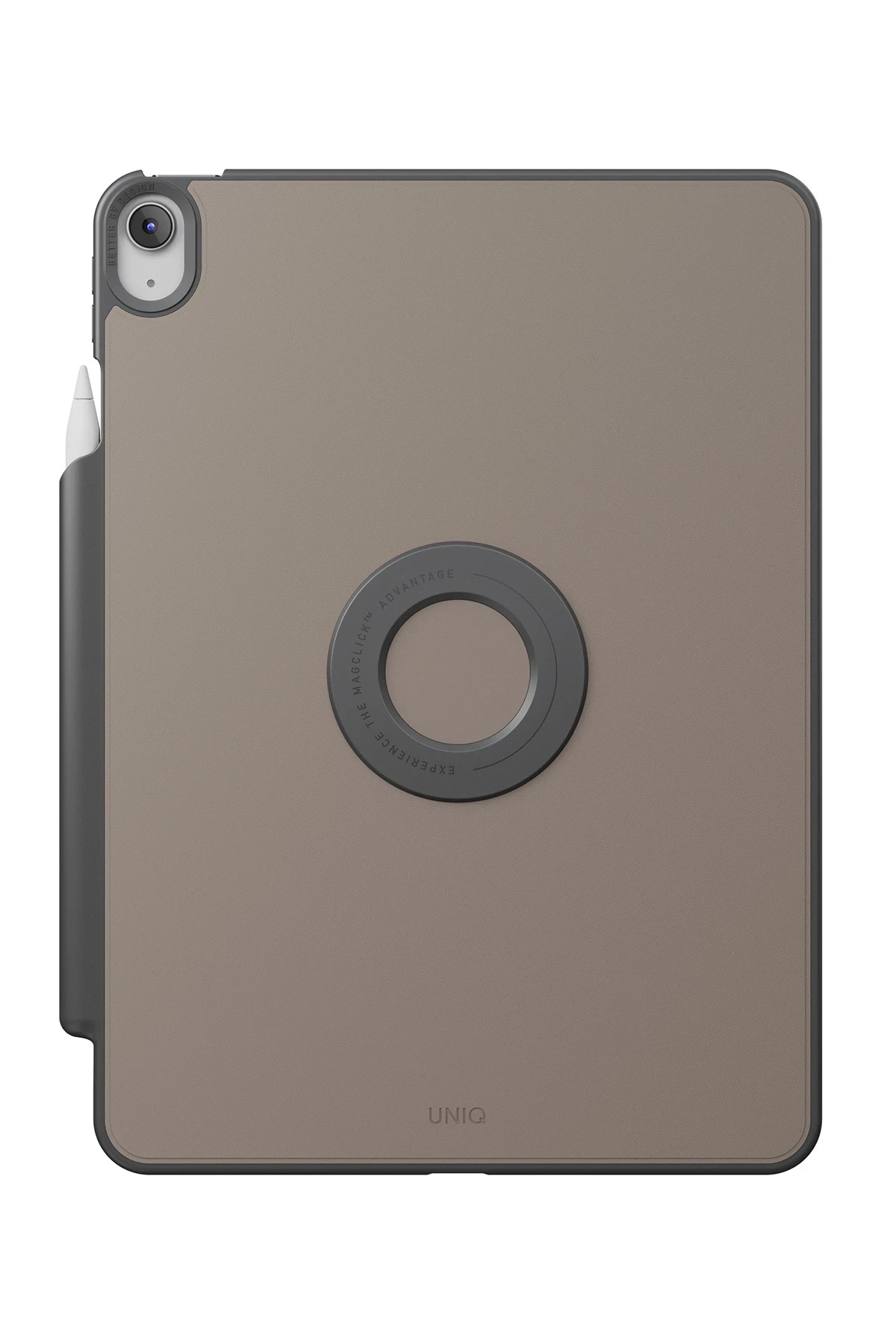 Uniq iPad Rovus Snapmount 360 Derece Dönebilen Manyetik Tablet Kılıf - Gri