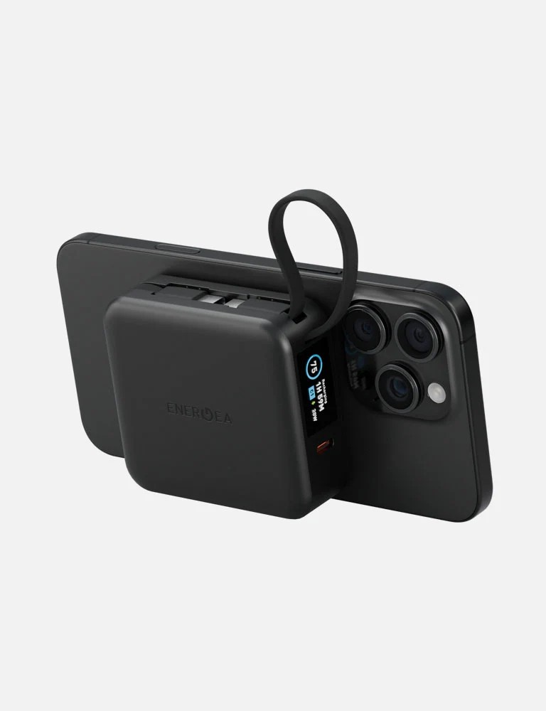 Energea MagPac Mini Plus Dijital Göstergeli 10.000 mAh Kablosuz Şarj Destekli Magsafe Powerbank