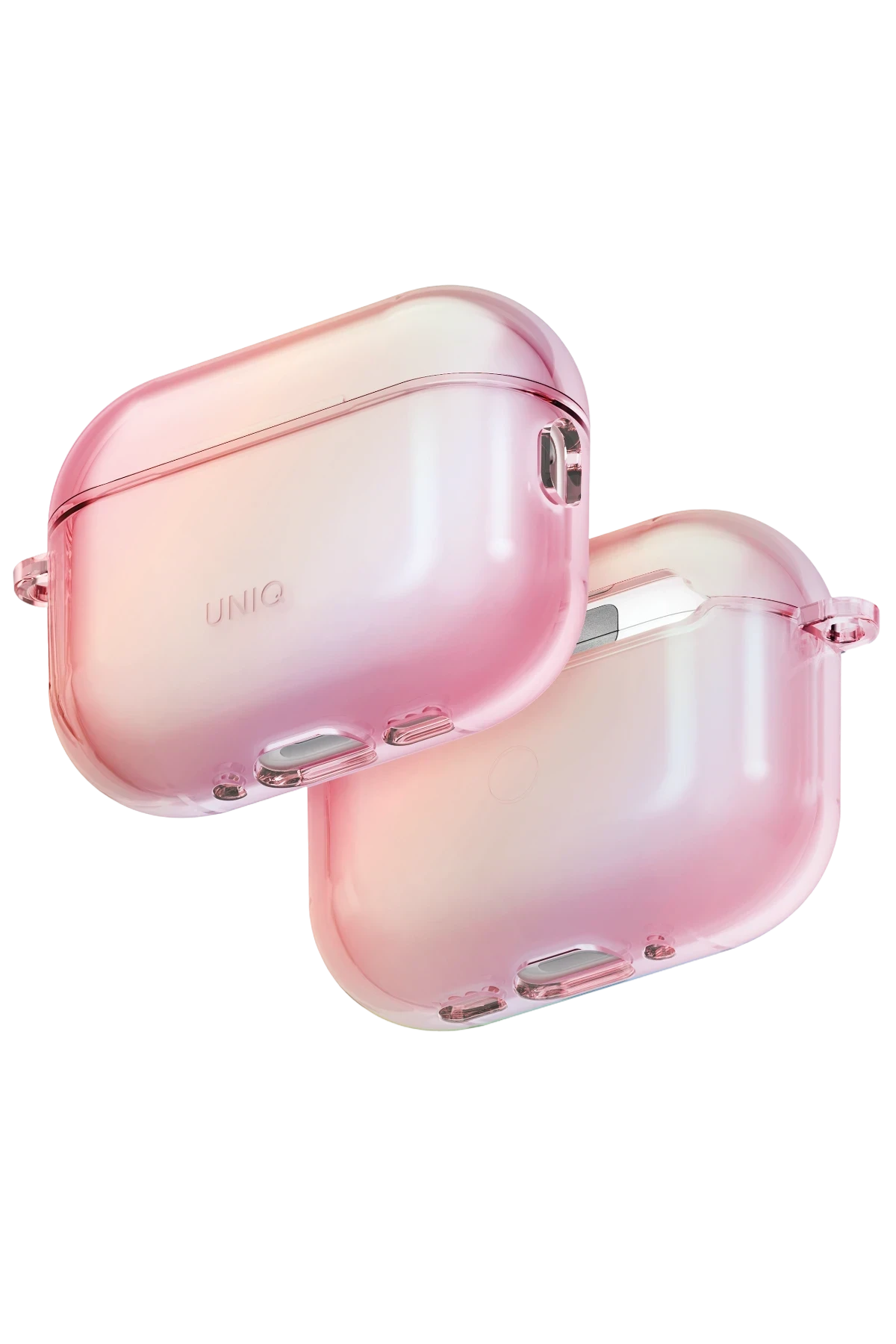 Uniq Airpods Pro 3 (3.nesil) Iridescia Hang Kılıf - Pembe - Pembe