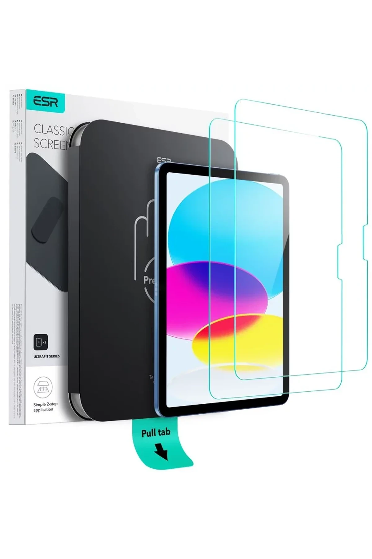 ESR UltraFit Classic AutoKit 2 Adet Tablet Cam Ekran Koruyucu