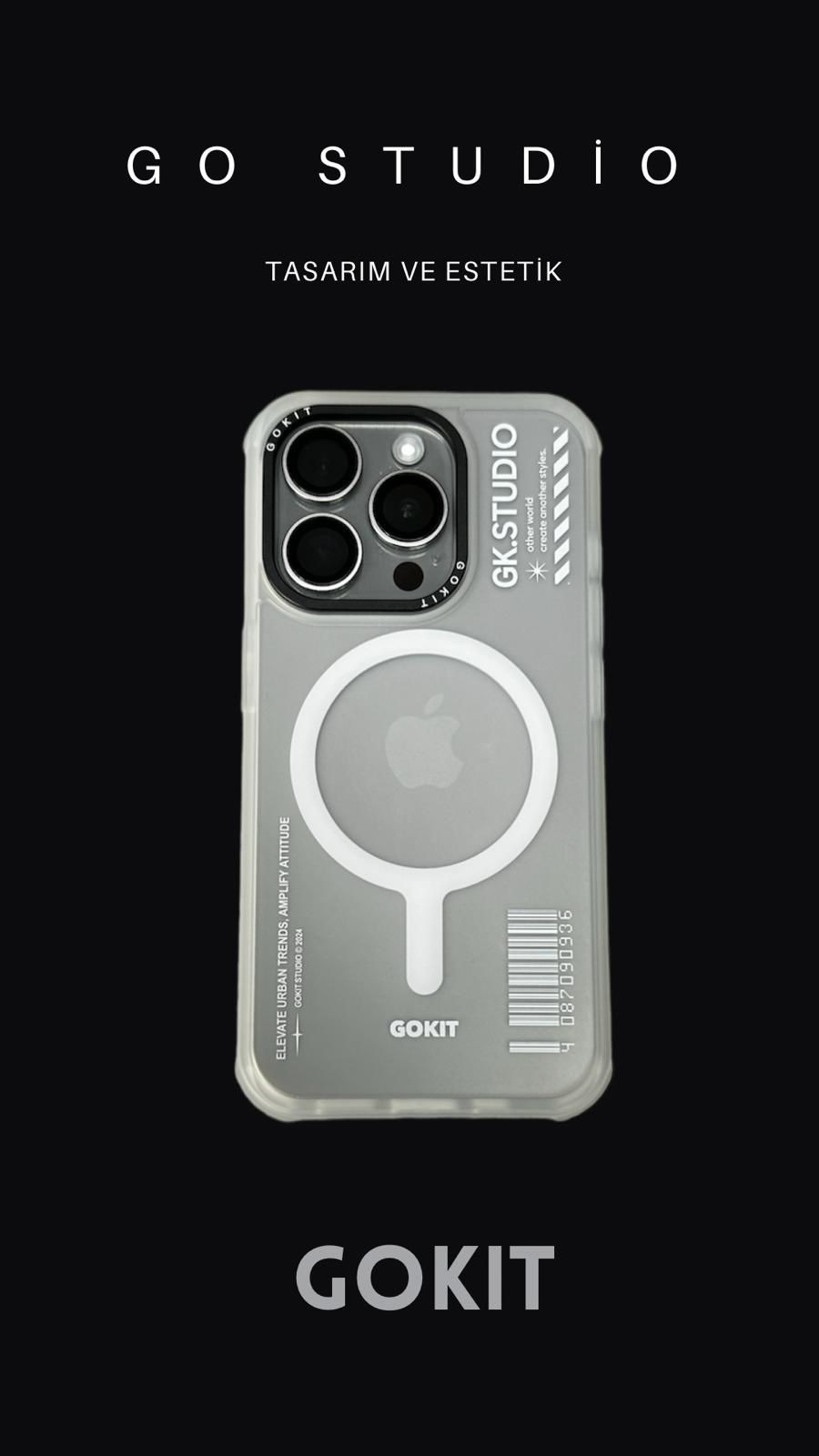 Gokit Go Studio Serisi Kılıf for iPhone 15 Pro