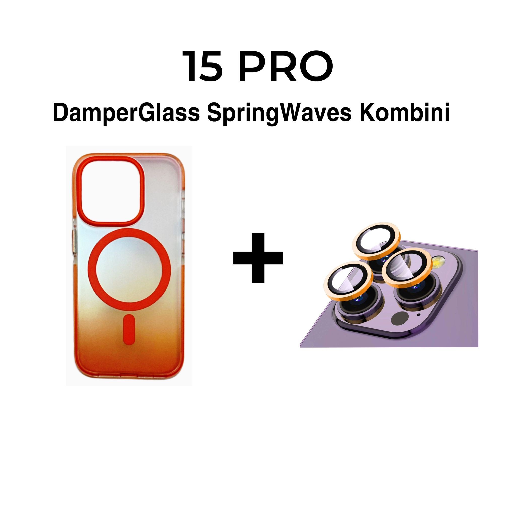 DamperGlass SpringWaves Serisi Turuncu Kombini