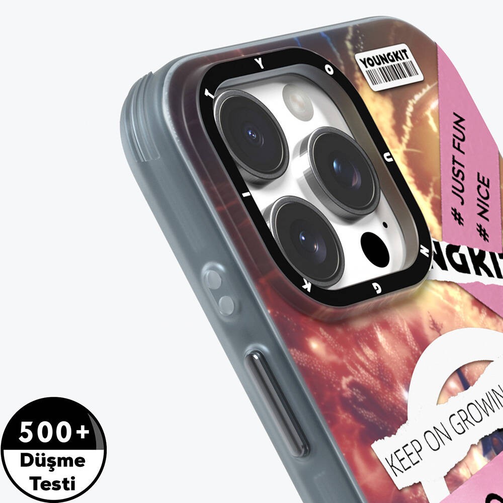 Apple iPhone 16 Pro Max Kılıf Magsafe Şarj Özellikli YoungKit A-City Serisi Kapak