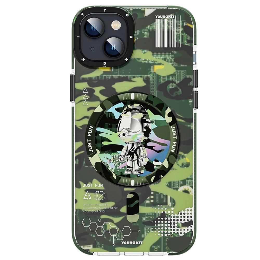 iPhone 14 Plus YoungKit Kamuflaj Serisi Kılıf