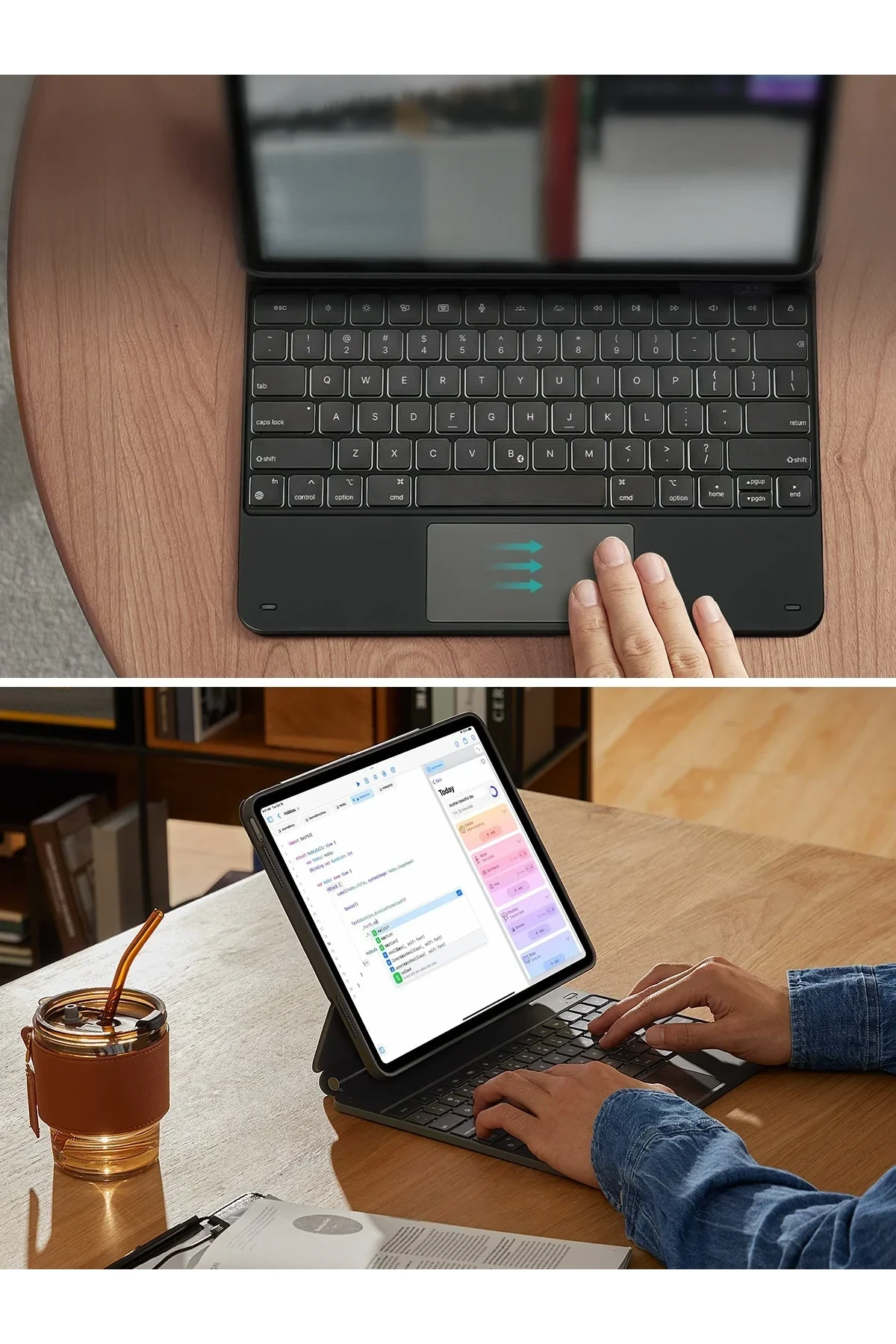 ESR Apple iPad Rebound Manyetik Klavyeli 360 Tablet Kılıfı