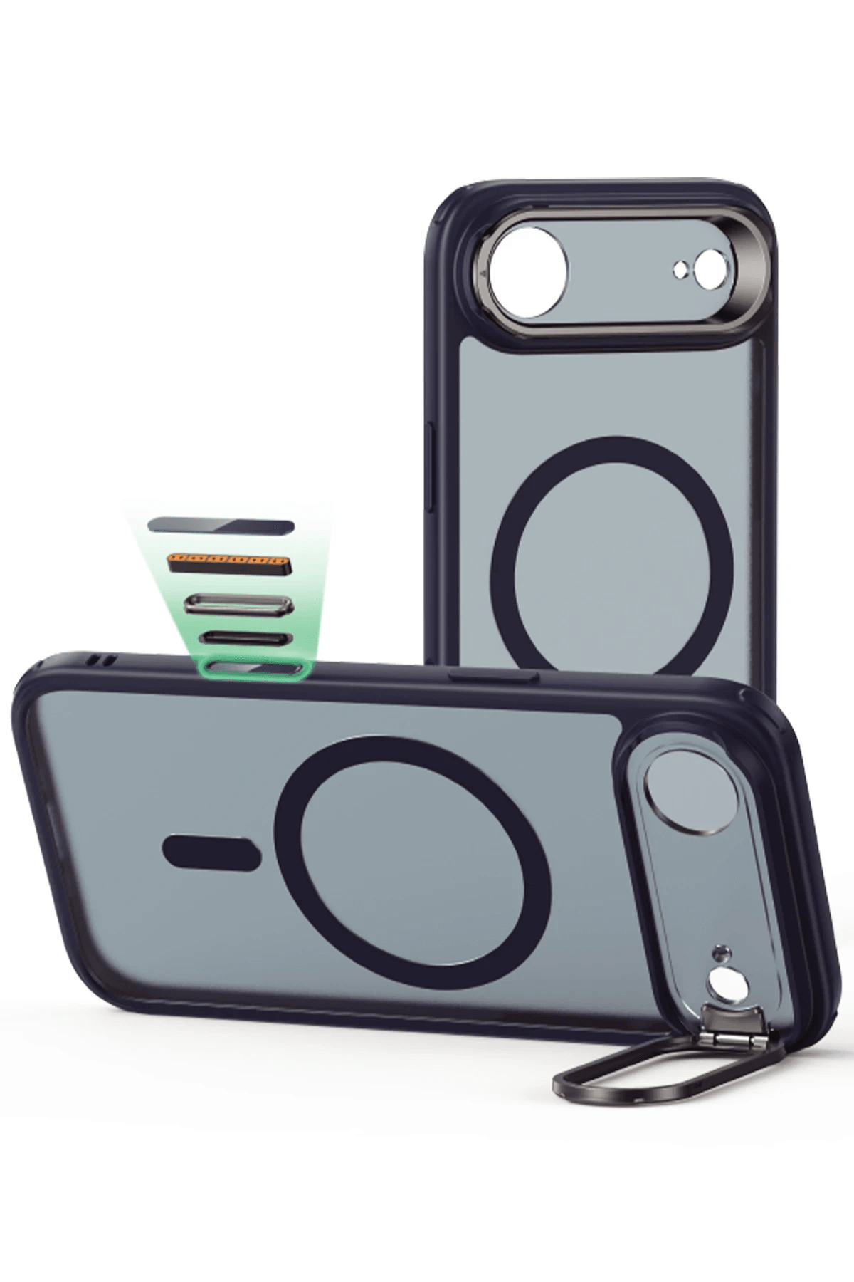 ESR Classic Hybrid Matte Magsafe Standlı Kapak - iPhone 17 Air