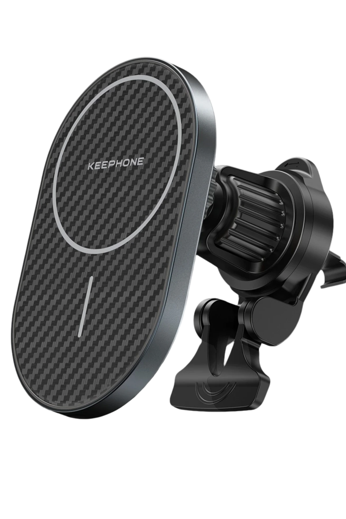 Keephone Kevlar Seanova 2in1 360 Derece Ayarlanabilir 15W Kablosuz Şarj Destekli Manyetik Magsafe Telefon Tutucu